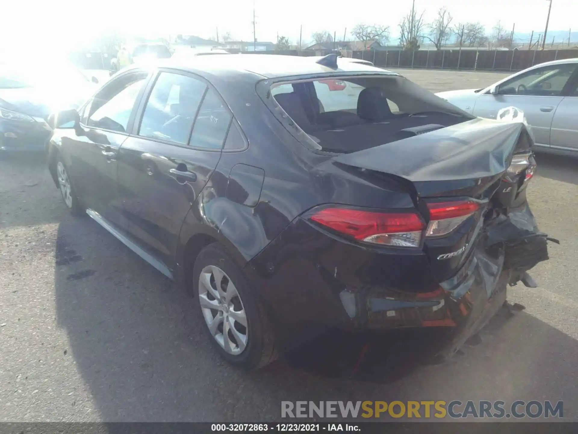 3 Photograph of a damaged car 5YFEPMAE1MP246523 TOYOTA COROLLA 2021