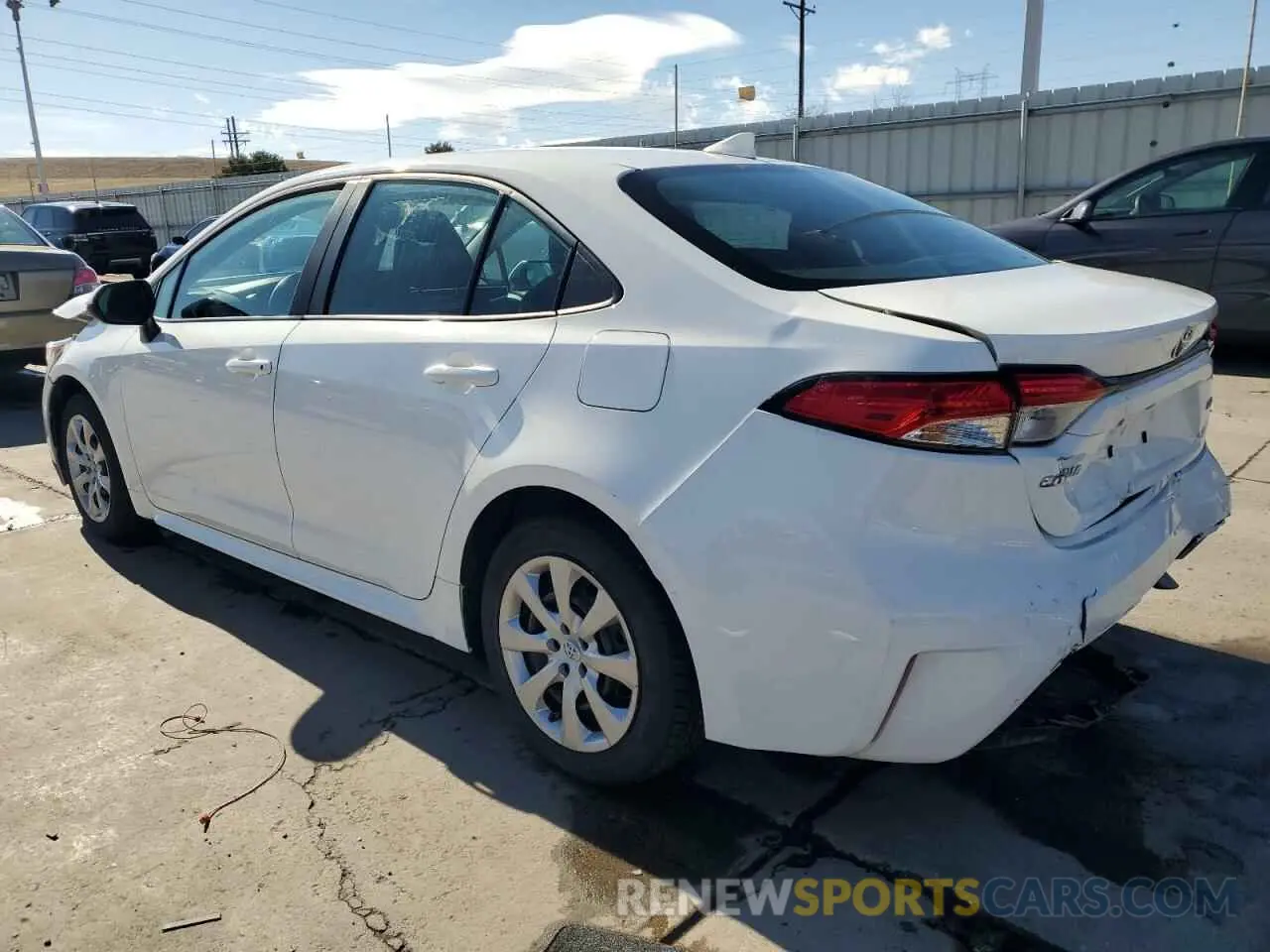 2 Photograph of a damaged car 5YFEPMAE1MP246716 TOYOTA COROLLA 2021