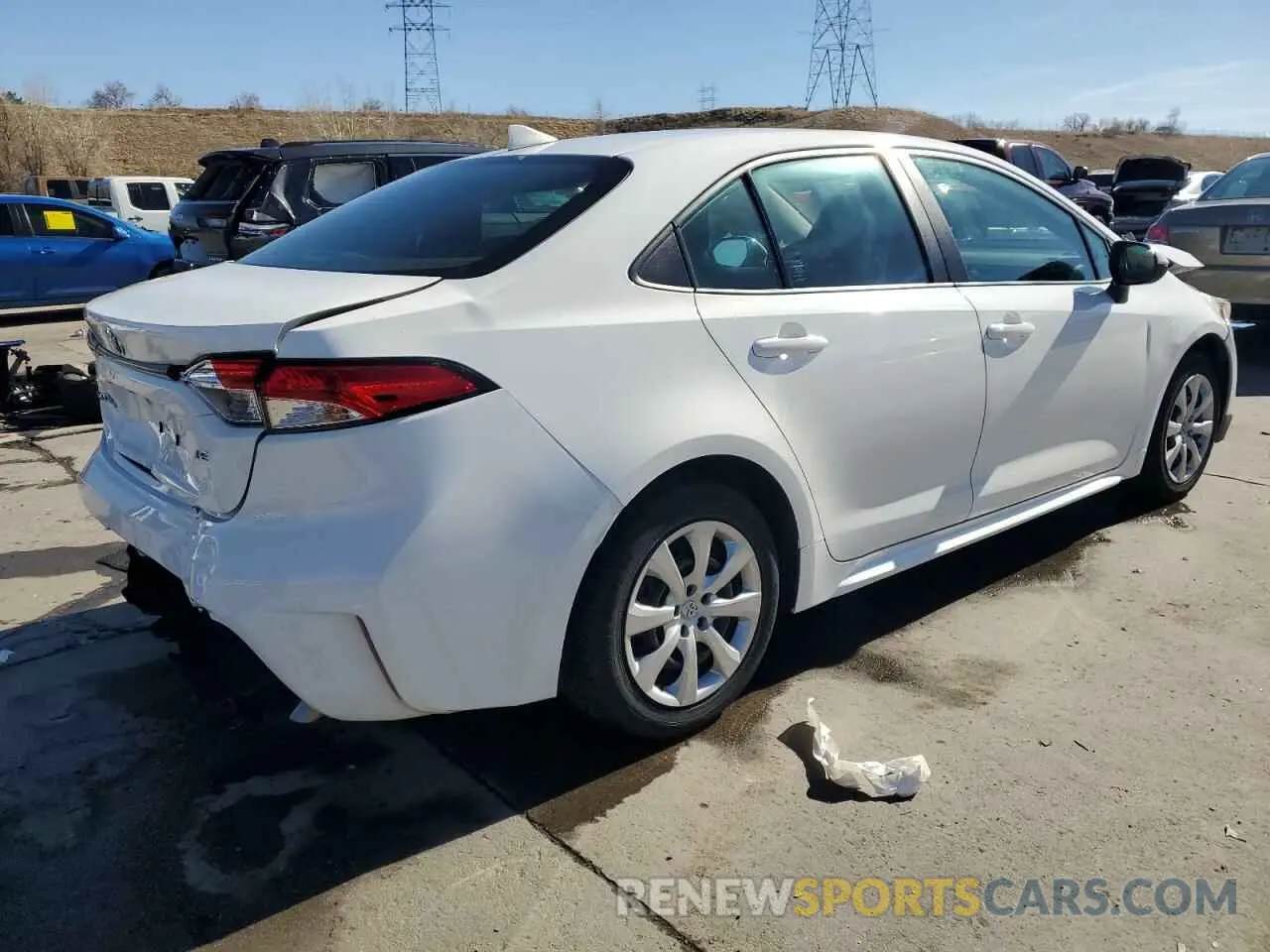 3 Photograph of a damaged car 5YFEPMAE1MP246716 TOYOTA COROLLA 2021