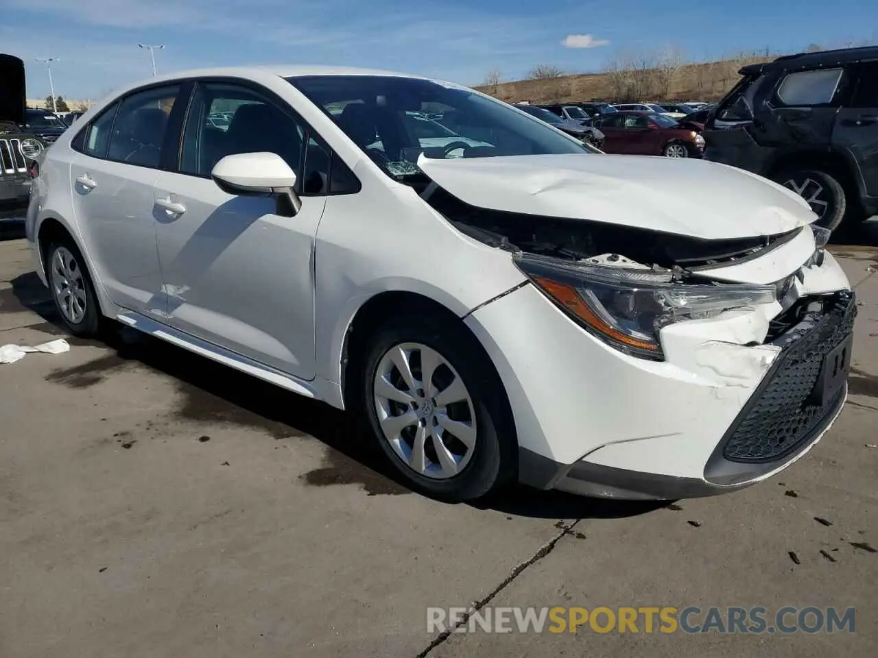 4 Photograph of a damaged car 5YFEPMAE1MP246716 TOYOTA COROLLA 2021