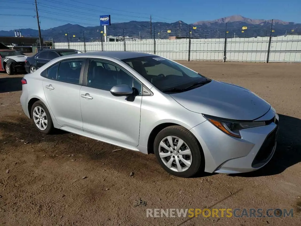 4 Photograph of a damaged car 5YFEPMAE1MP247087 TOYOTA COROLLA 2021