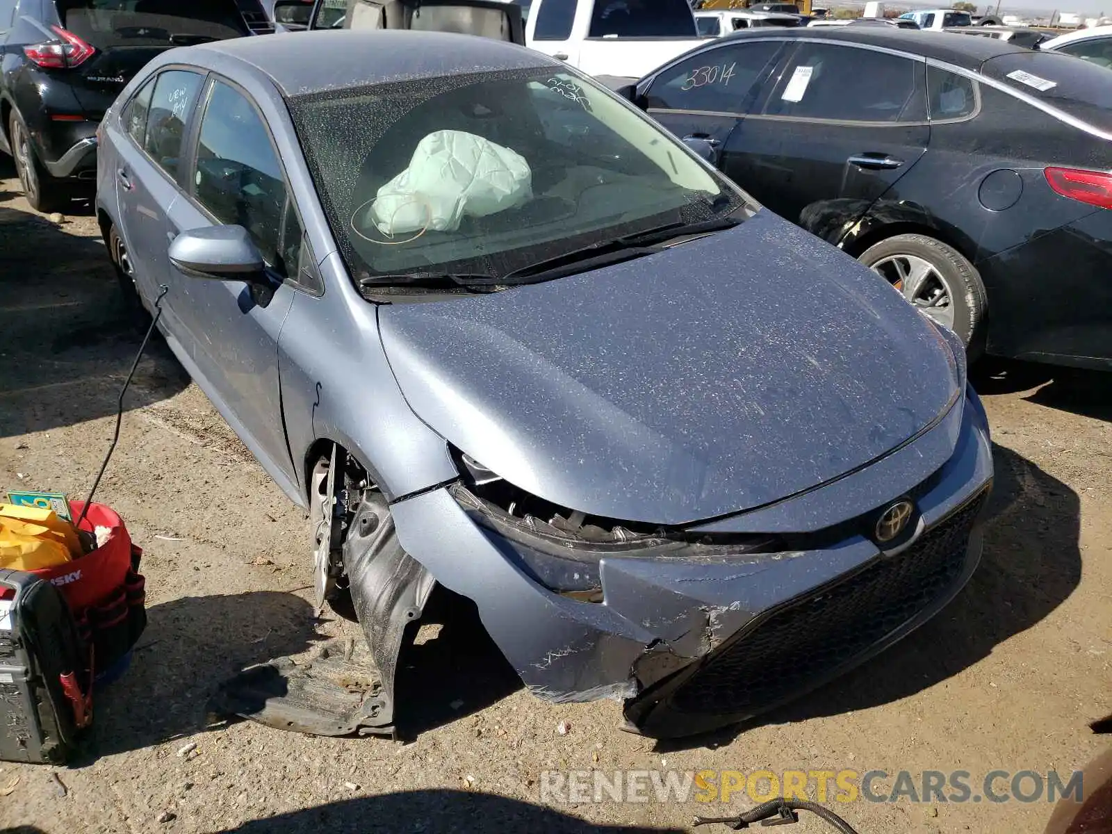 1 Photograph of a damaged car 5YFEPMAE1MP248465 TOYOTA COROLLA 2021