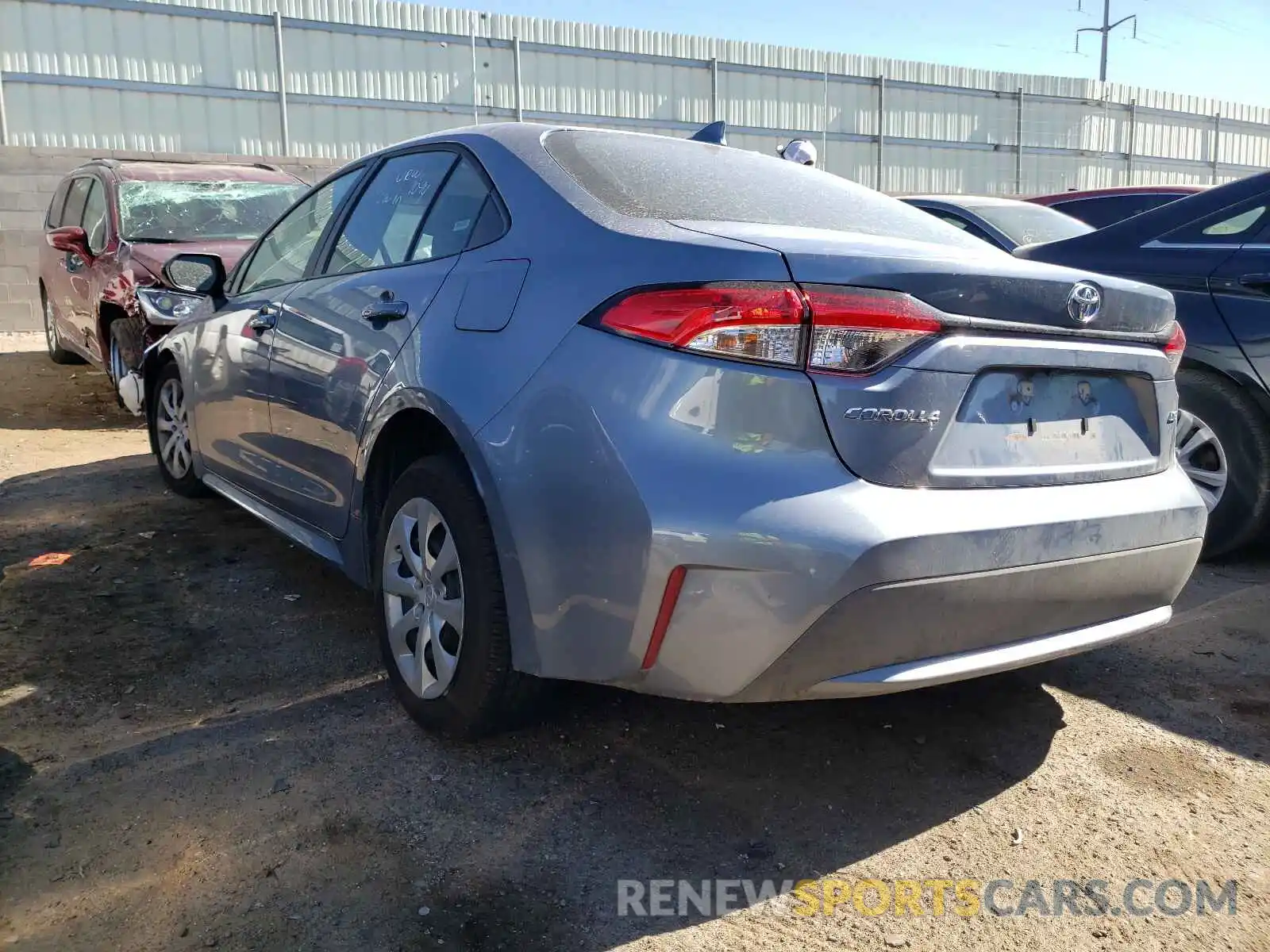 3 Photograph of a damaged car 5YFEPMAE1MP248465 TOYOTA COROLLA 2021