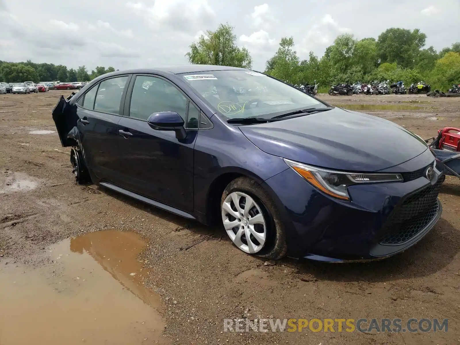 1 Photograph of a damaged car 5YFEPMAE1MP257649 TOYOTA COROLLA 2021