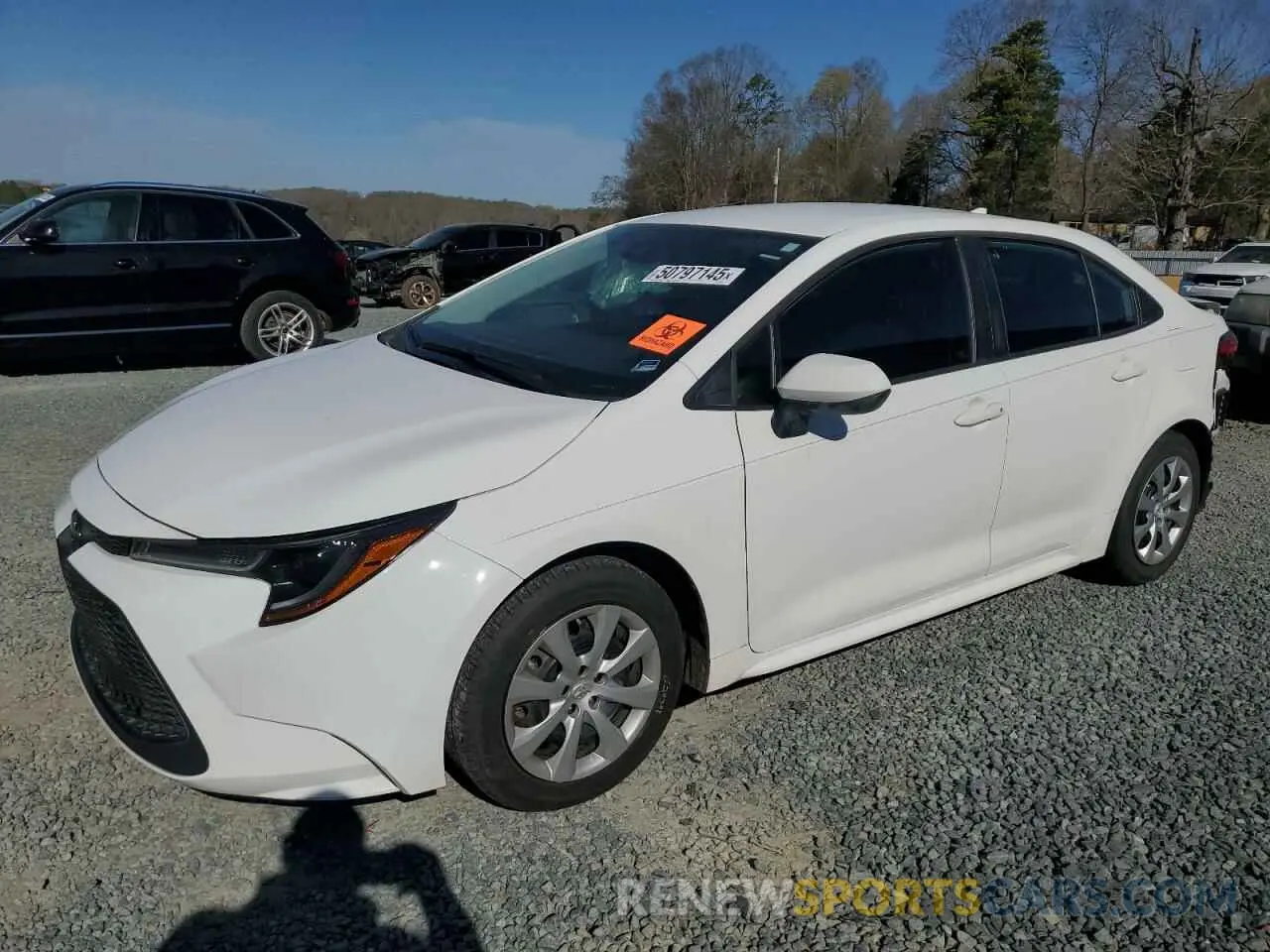 1 Photograph of a damaged car 5YFEPMAE1MP261765 TOYOTA COROLLA 2021