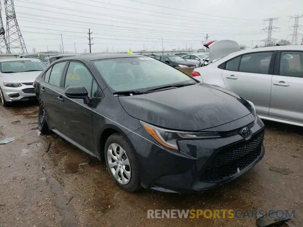 1 Photograph of a damaged car 5YFEPMAE1MP266657 TOYOTA COROLLA 2021