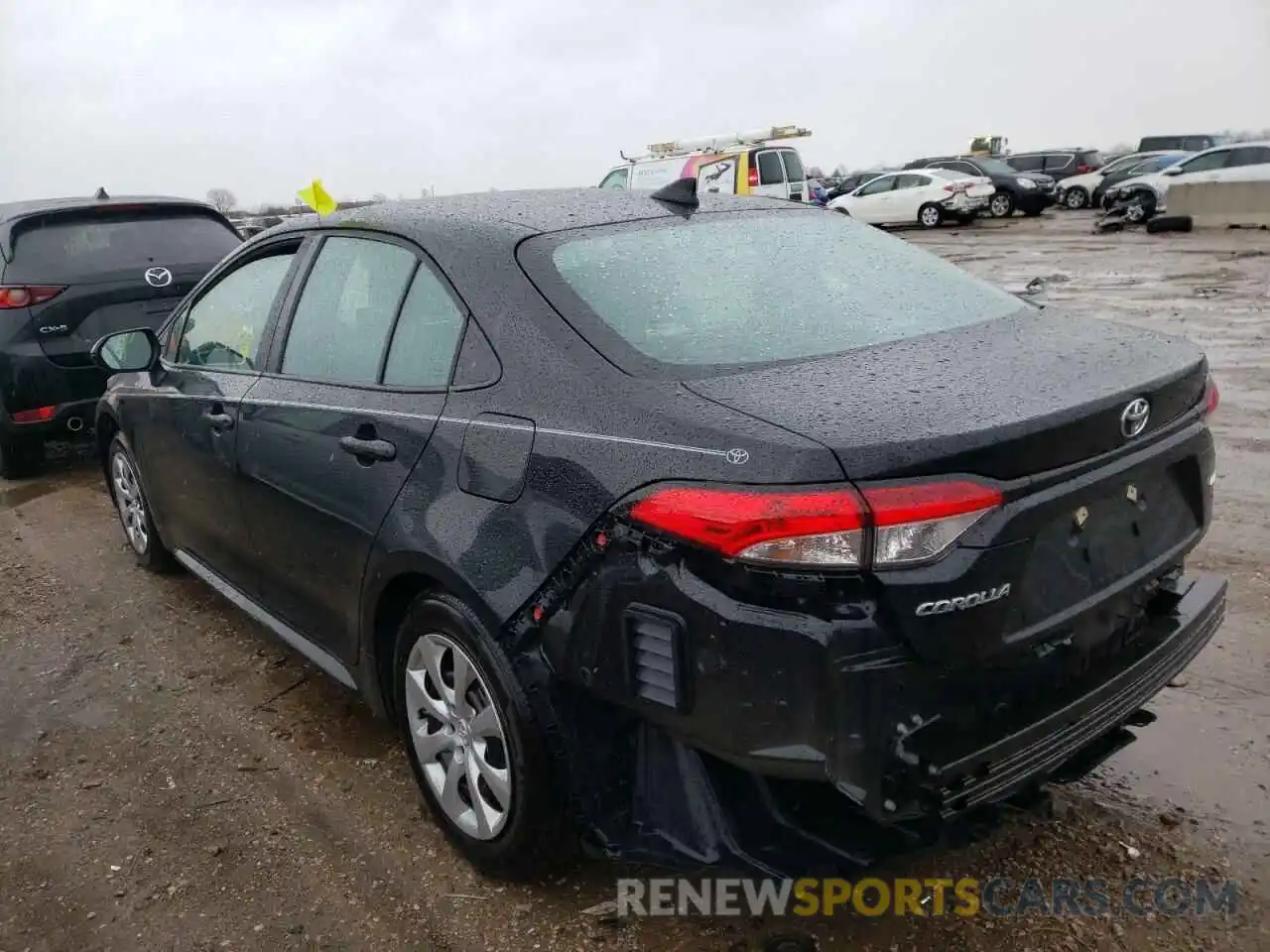 3 Photograph of a damaged car 5YFEPMAE1MP266657 TOYOTA COROLLA 2021