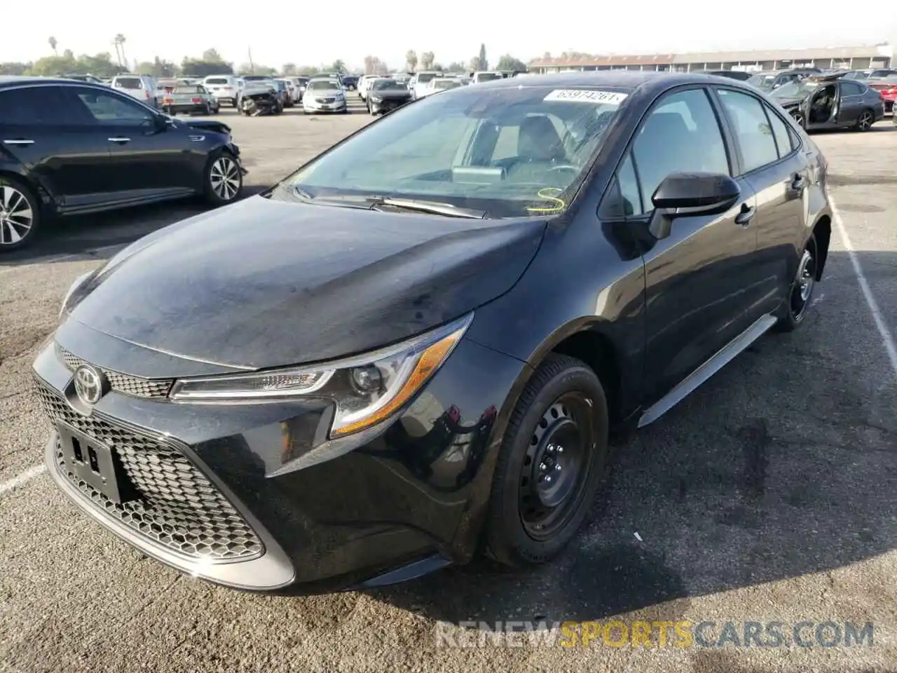 2 Photograph of a damaged car 5YFEPMAE1MP267548 TOYOTA COROLLA 2021