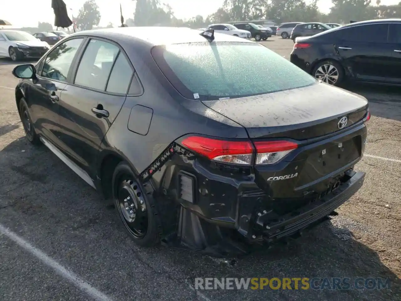 3 Photograph of a damaged car 5YFEPMAE1MP267548 TOYOTA COROLLA 2021