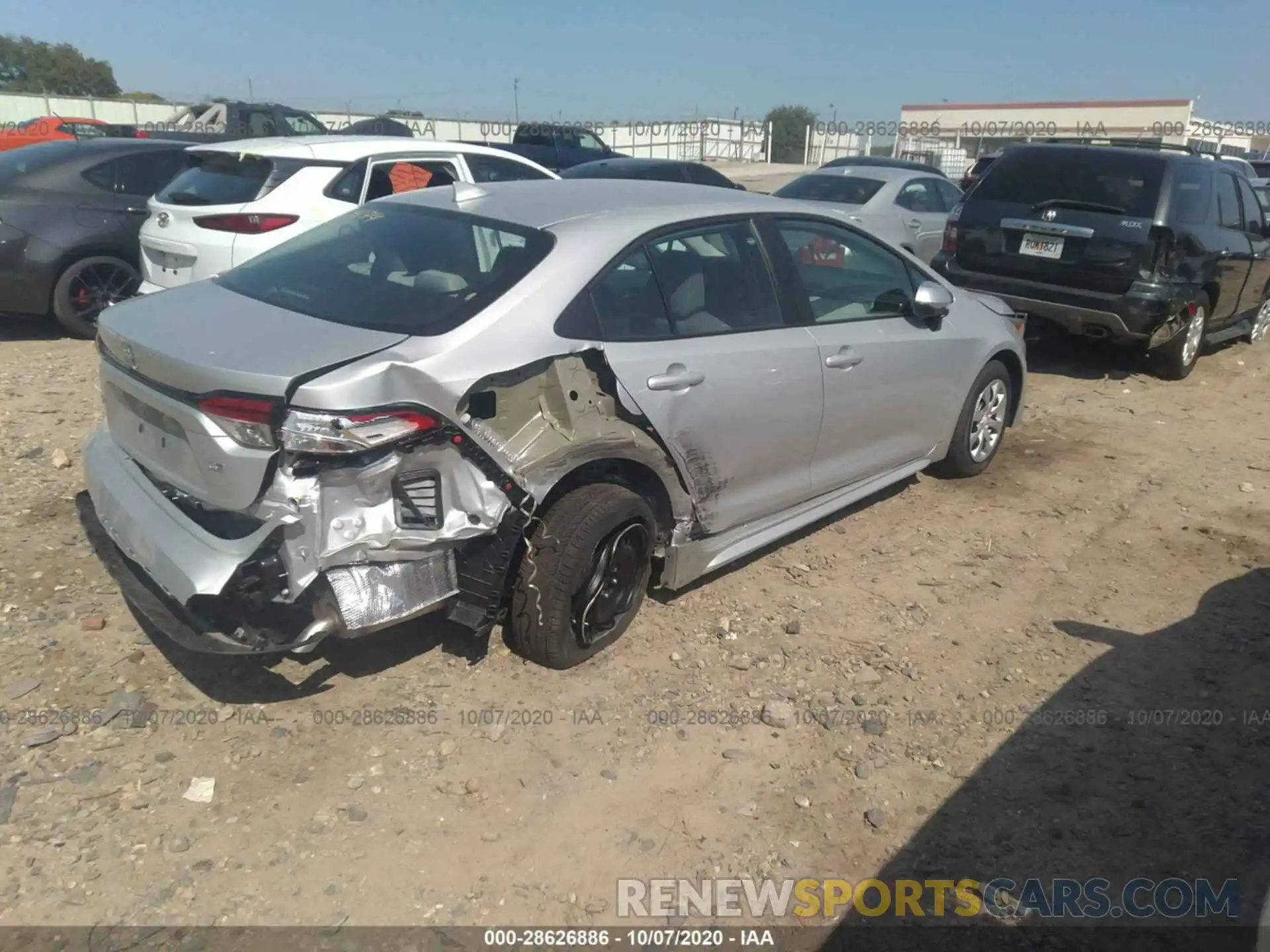 4 Photograph of a damaged car 5YFEPMAE2MP148486 TOYOTA COROLLA 2021