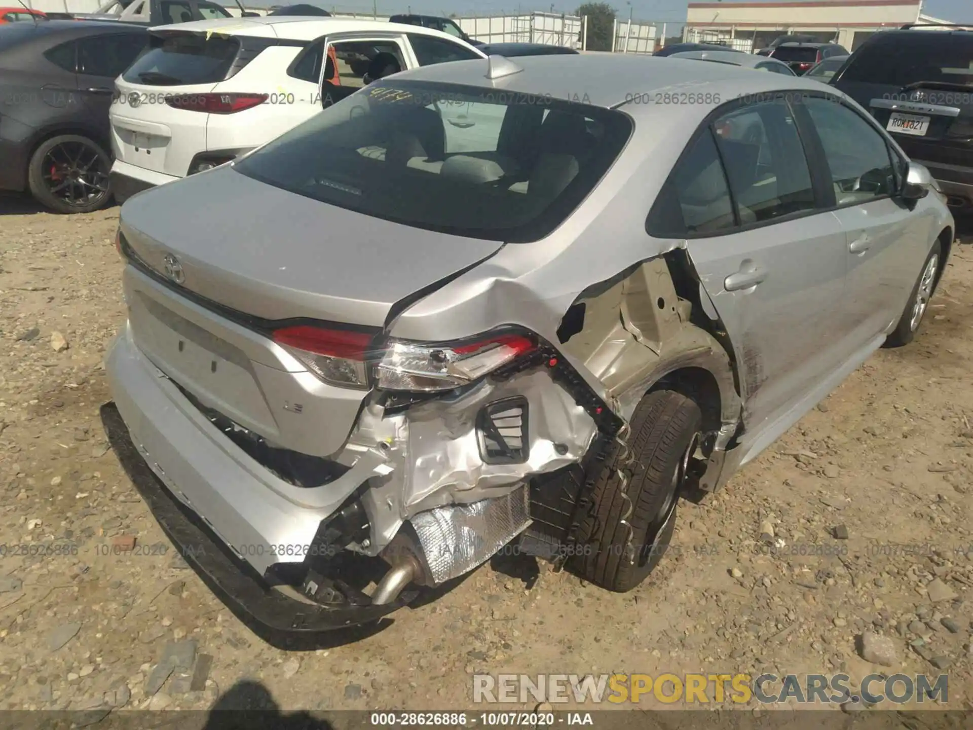 6 Photograph of a damaged car 5YFEPMAE2MP148486 TOYOTA COROLLA 2021