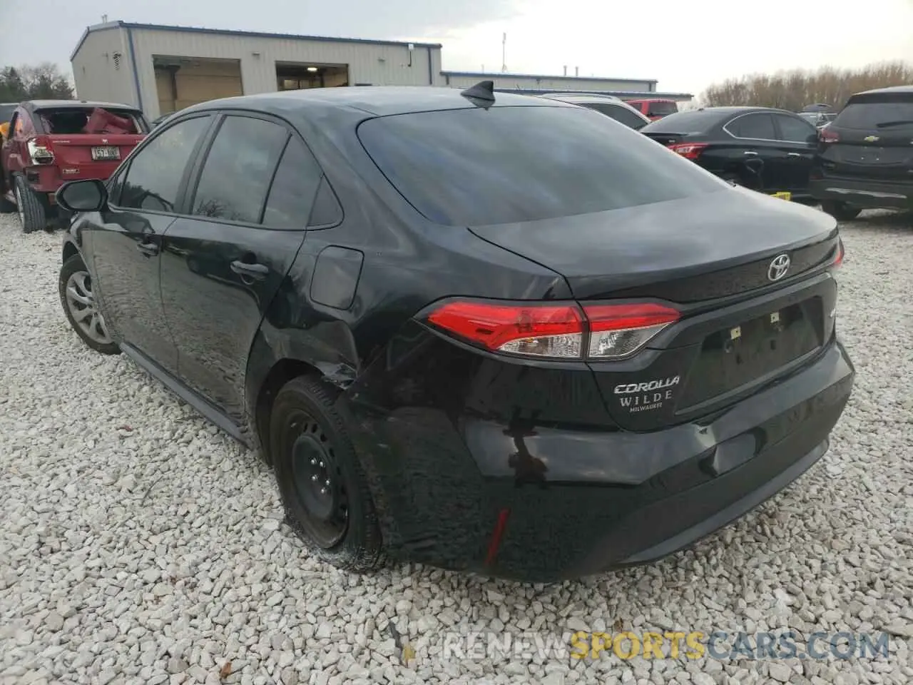 3 Photograph of a damaged car 5YFEPMAE2MP161240 TOYOTA COROLLA 2021