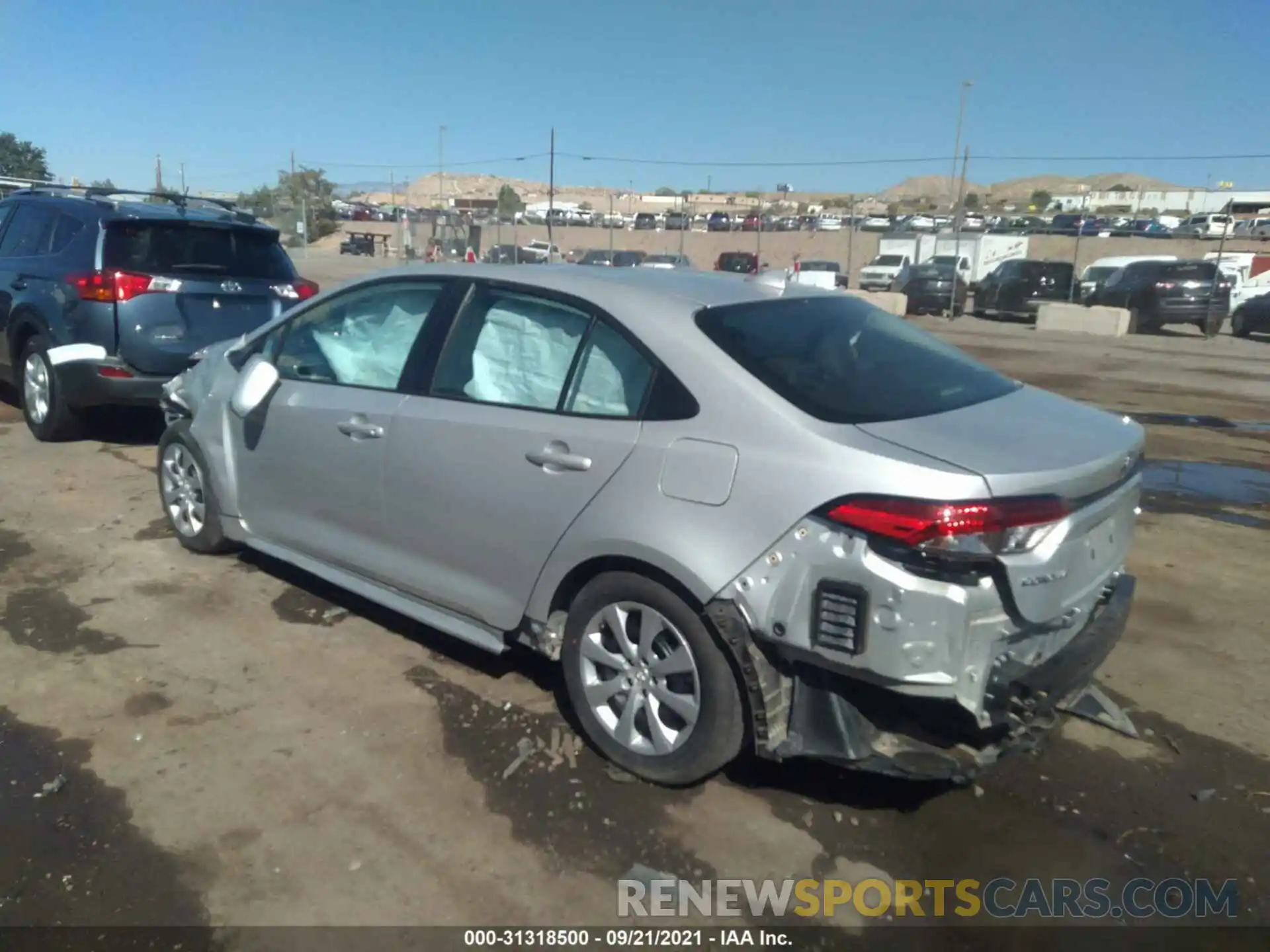 3 Photograph of a damaged car 5YFEPMAE2MP165899 TOYOTA COROLLA 2021