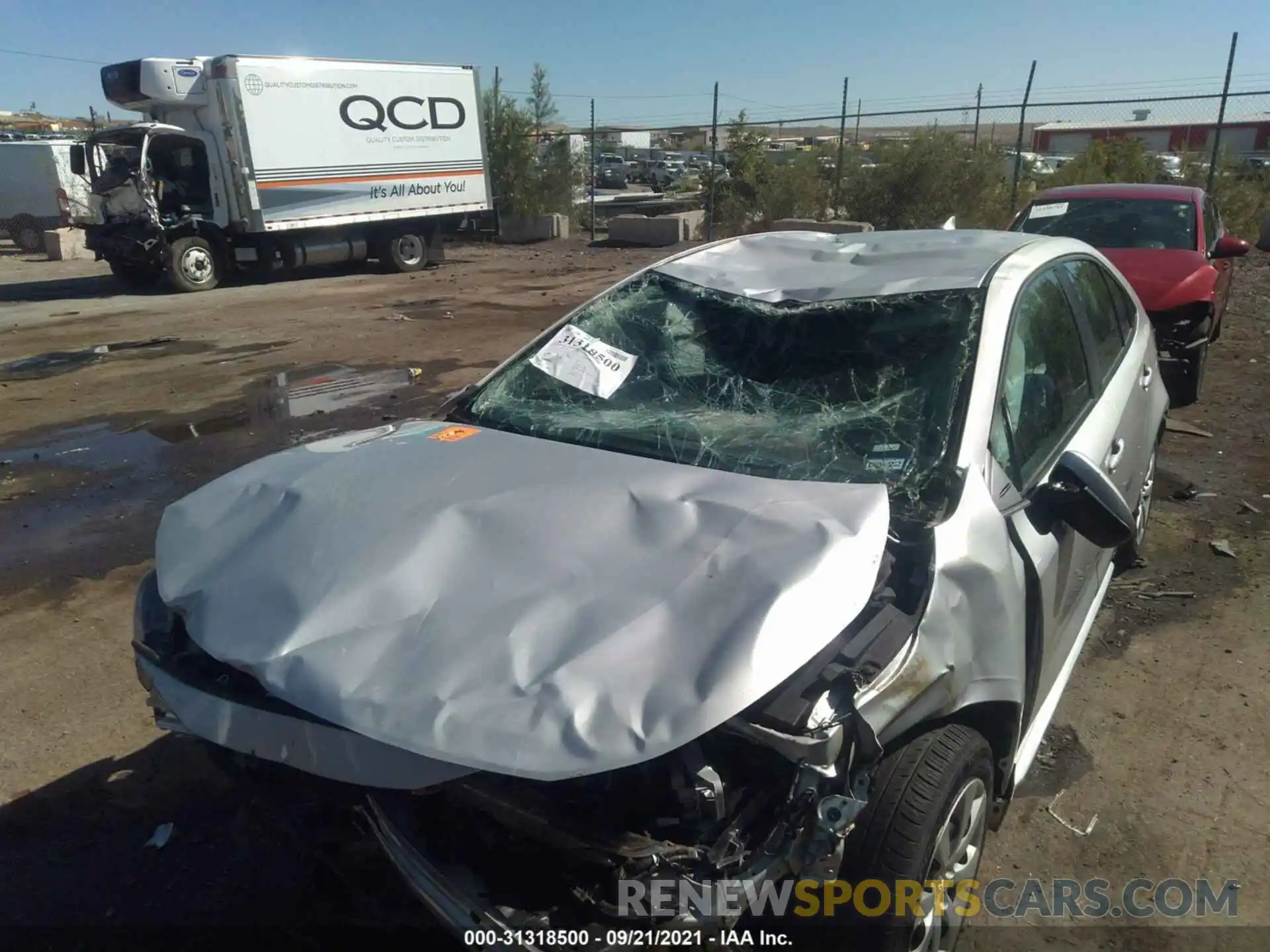 6 Photograph of a damaged car 5YFEPMAE2MP165899 TOYOTA COROLLA 2021