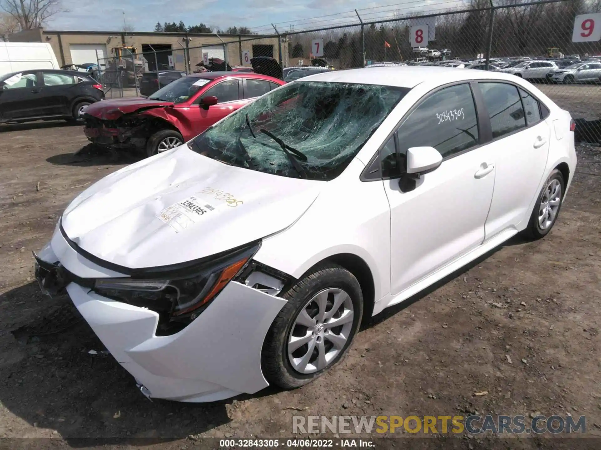 2 Photograph of a damaged car 5YFEPMAE2MP166759 TOYOTA COROLLA 2021