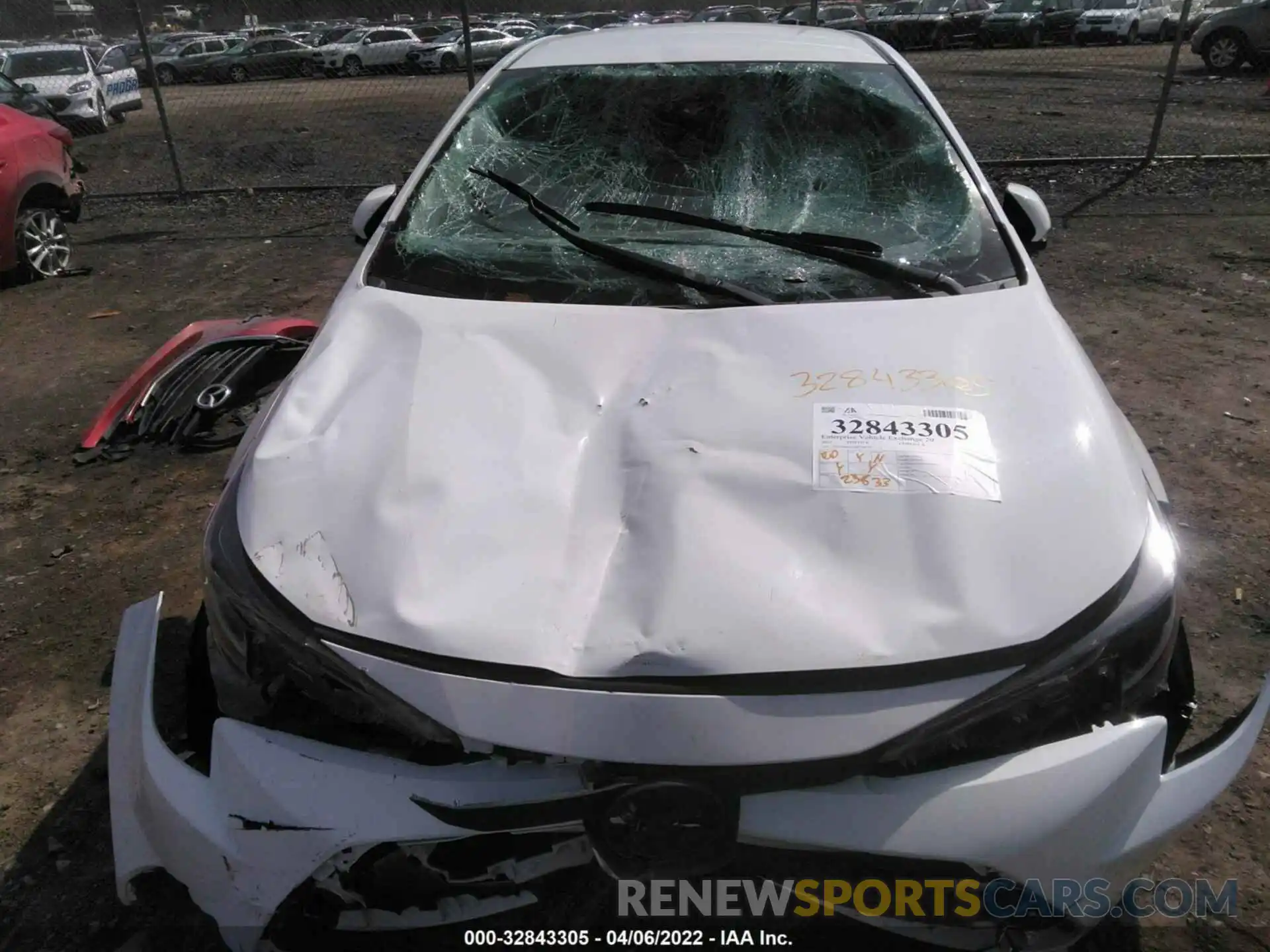 6 Photograph of a damaged car 5YFEPMAE2MP166759 TOYOTA COROLLA 2021