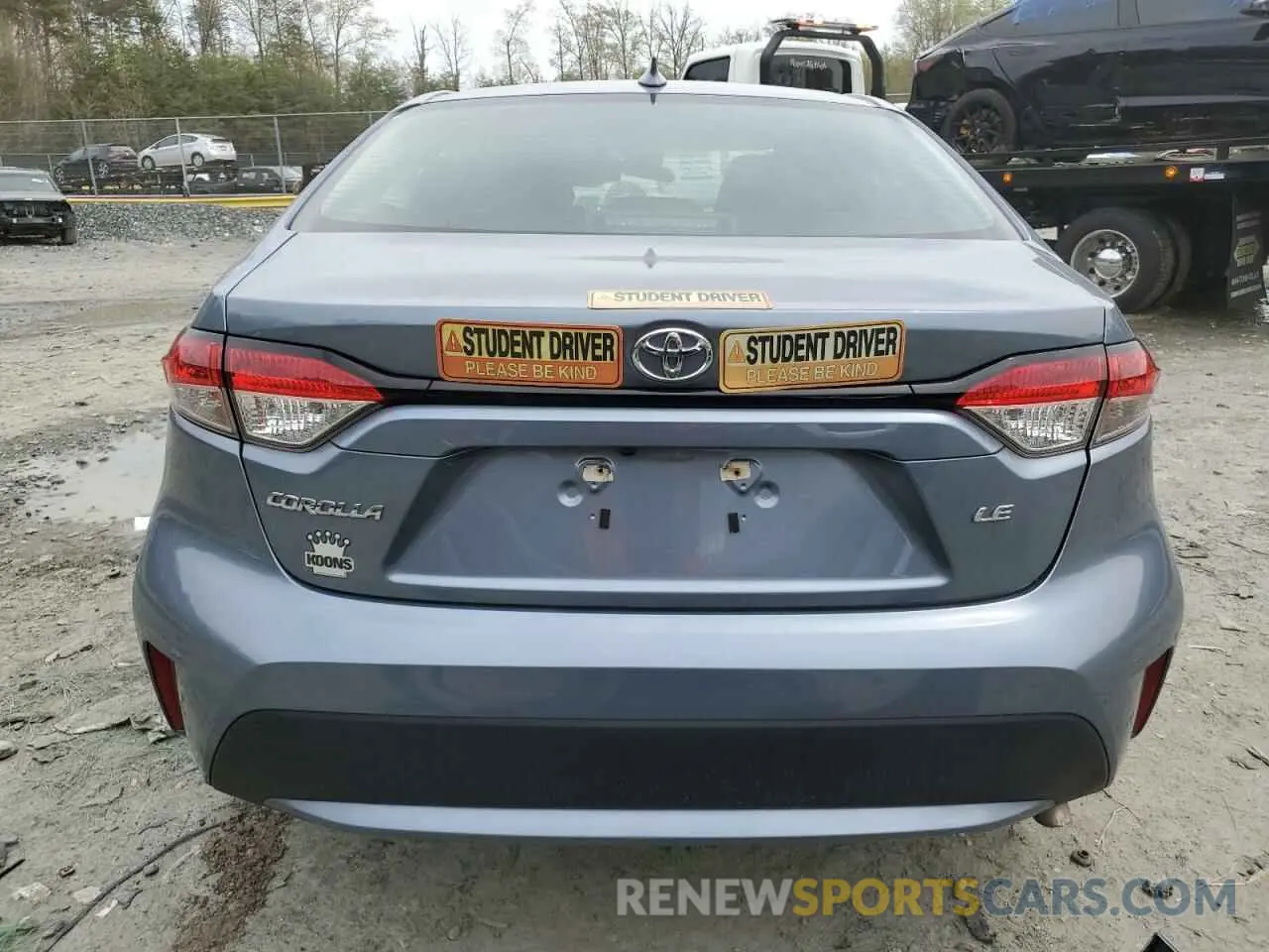6 Photograph of a damaged car 5YFEPMAE2MP169631 TOYOTA COROLLA 2021