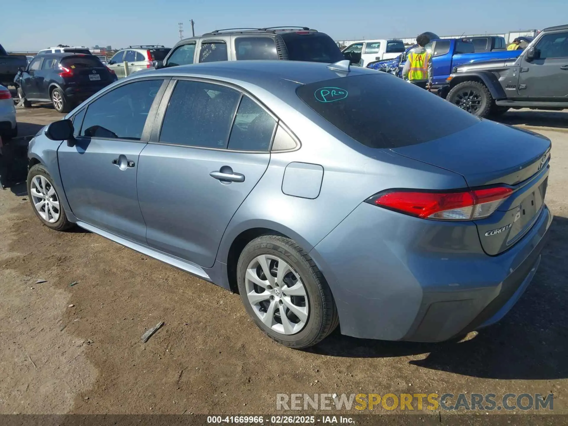 3 Photograph of a damaged car 5YFEPMAE2MP174599 TOYOTA COROLLA 2021