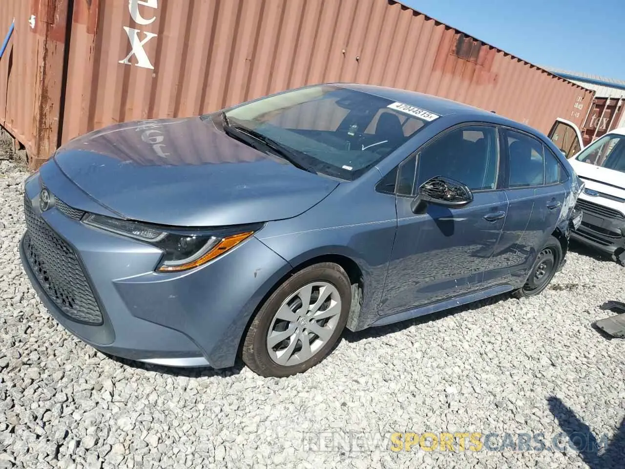 1 Photograph of a damaged car 5YFEPMAE2MP177146 TOYOTA COROLLA 2021