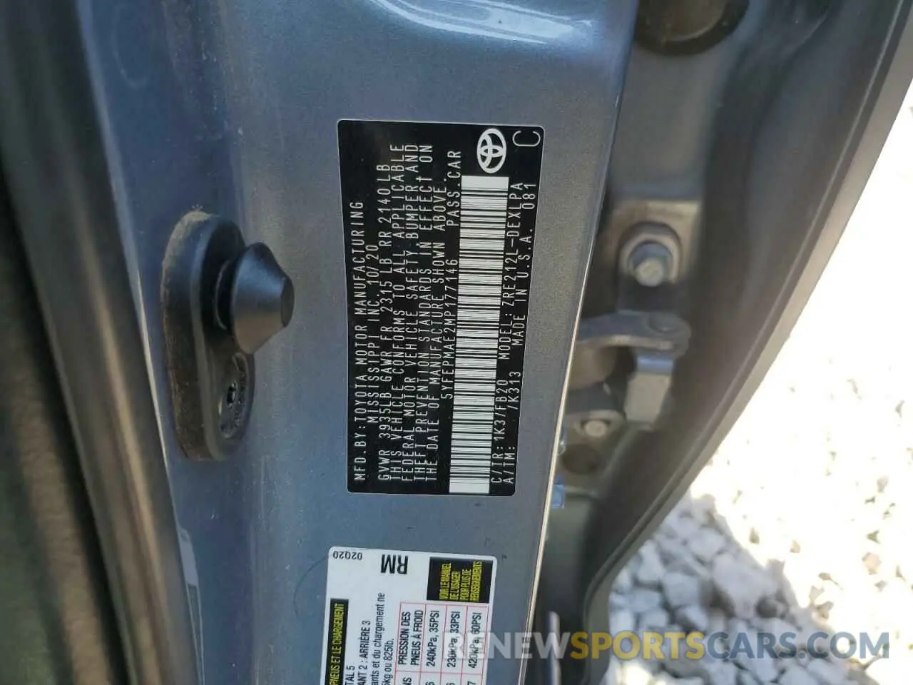 13 Photograph of a damaged car 5YFEPMAE2MP177146 TOYOTA COROLLA 2021