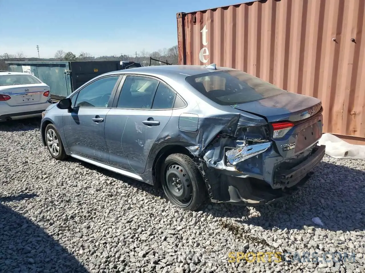 2 Photograph of a damaged car 5YFEPMAE2MP177146 TOYOTA COROLLA 2021