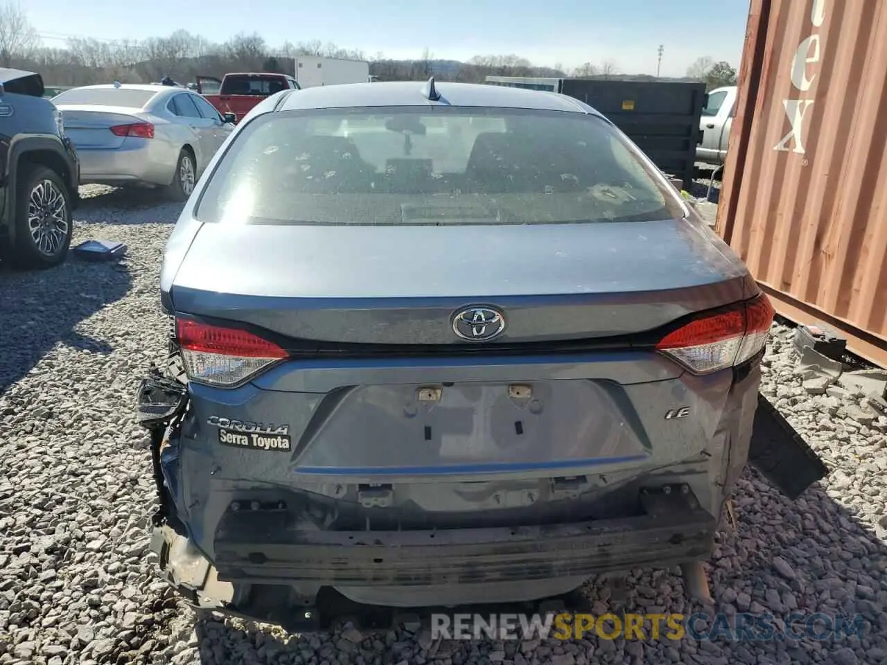 6 Photograph of a damaged car 5YFEPMAE2MP177146 TOYOTA COROLLA 2021