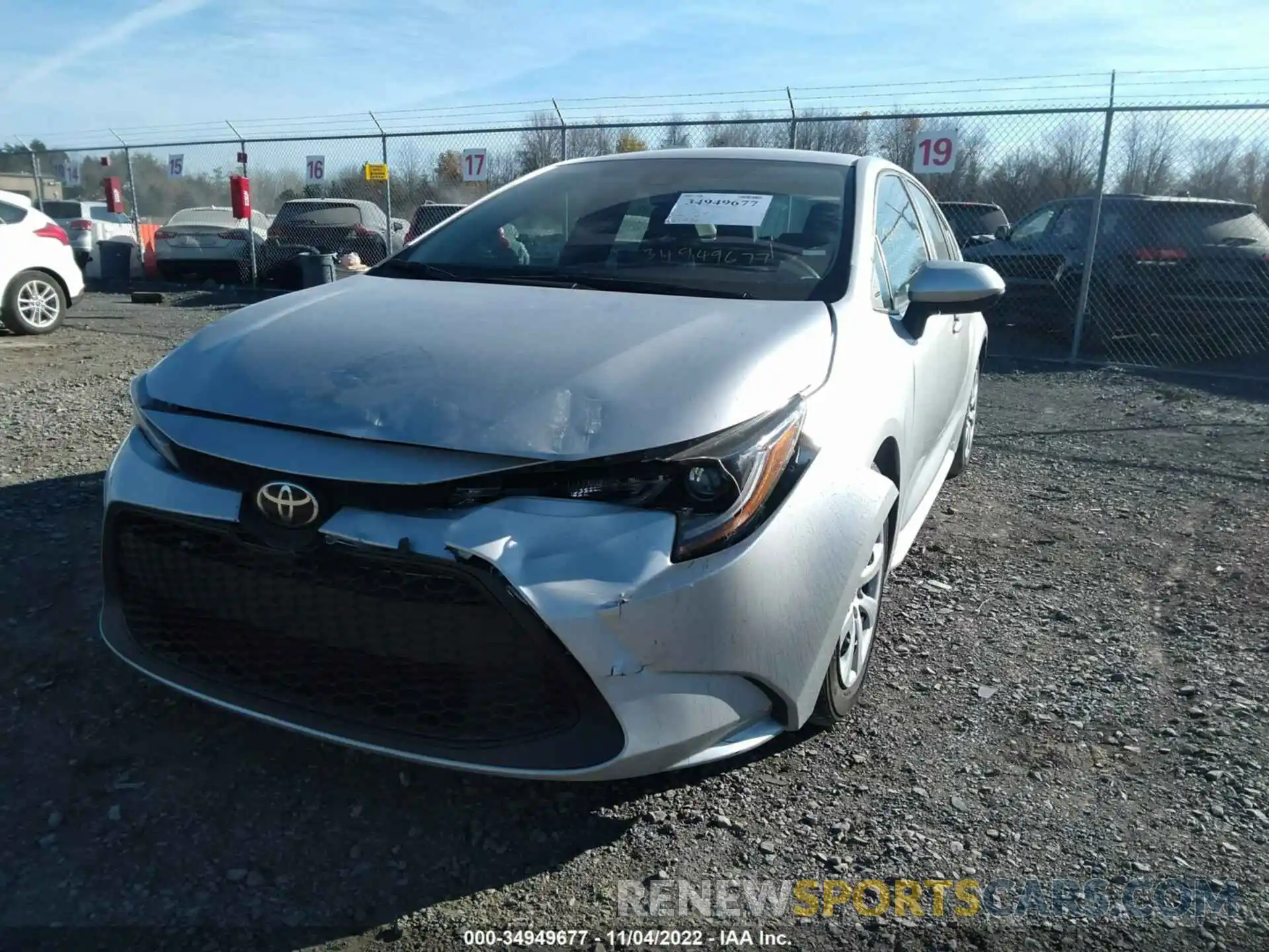 6 Photograph of a damaged car 5YFEPMAE2MP181391 TOYOTA COROLLA 2021