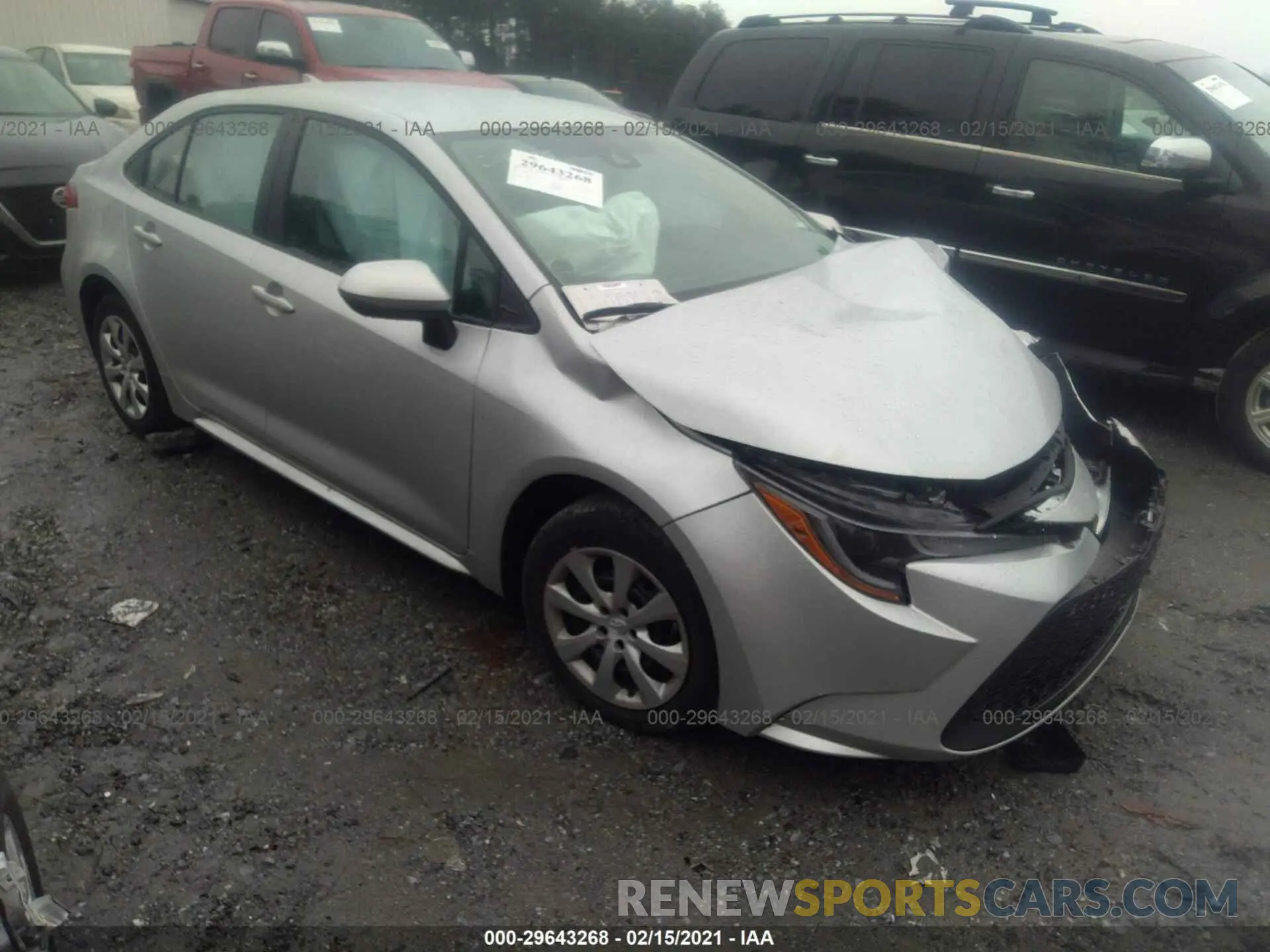 1 Photograph of a damaged car 5YFEPMAE2MP181777 TOYOTA COROLLA 2021