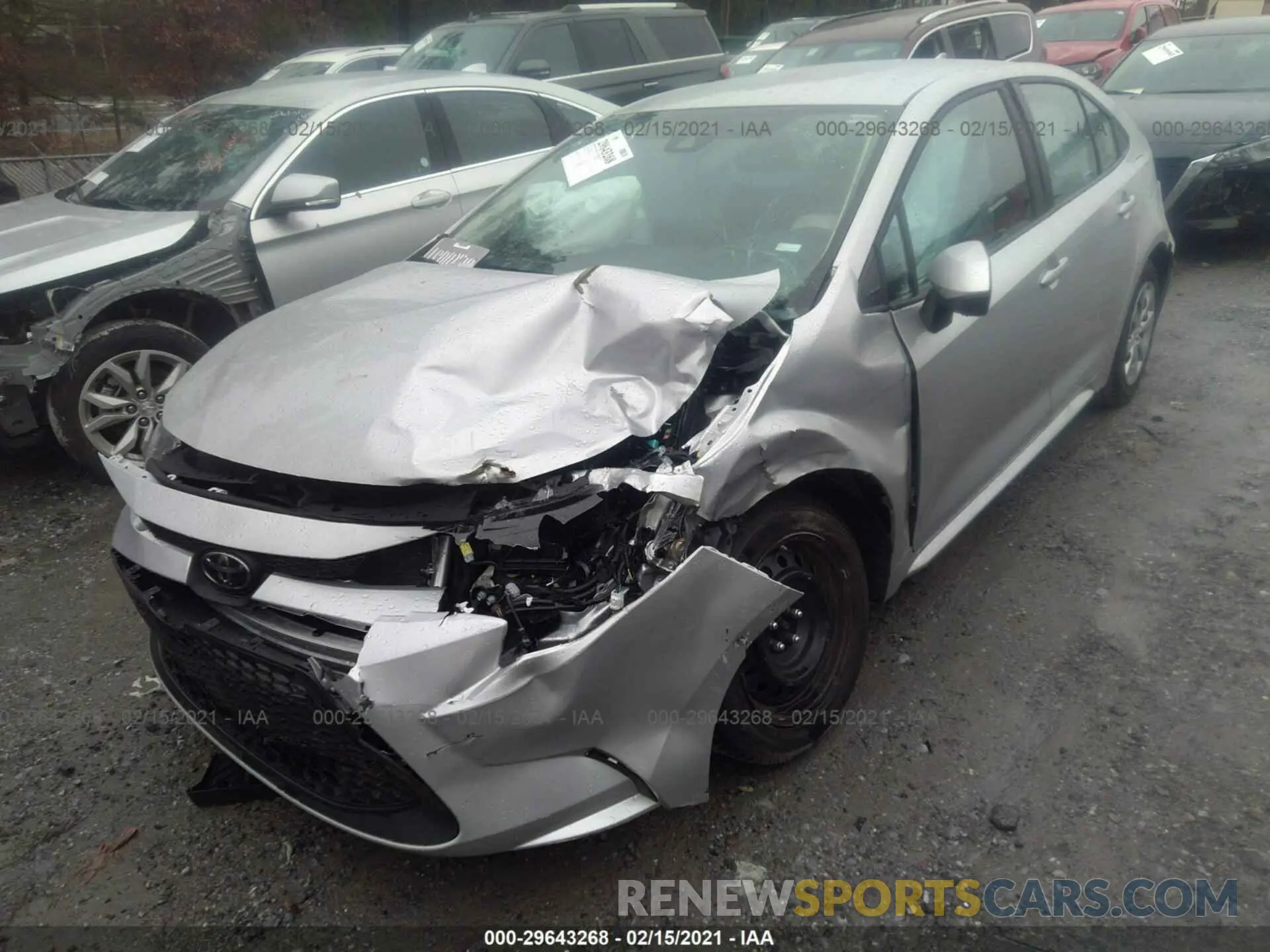 6 Photograph of a damaged car 5YFEPMAE2MP181777 TOYOTA COROLLA 2021