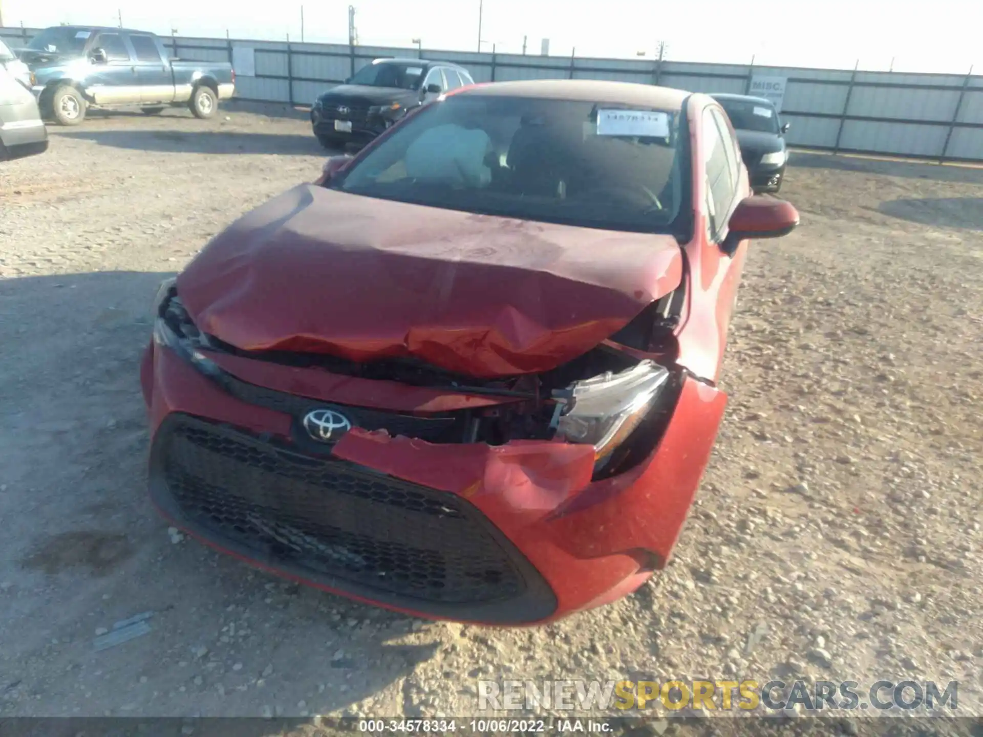 6 Photograph of a damaged car 5YFEPMAE2MP183514 TOYOTA COROLLA 2021