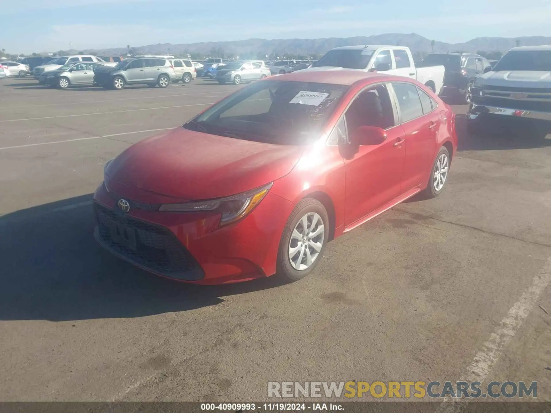 2 Photograph of a damaged car 5YFEPMAE2MP185019 TOYOTA COROLLA 2021