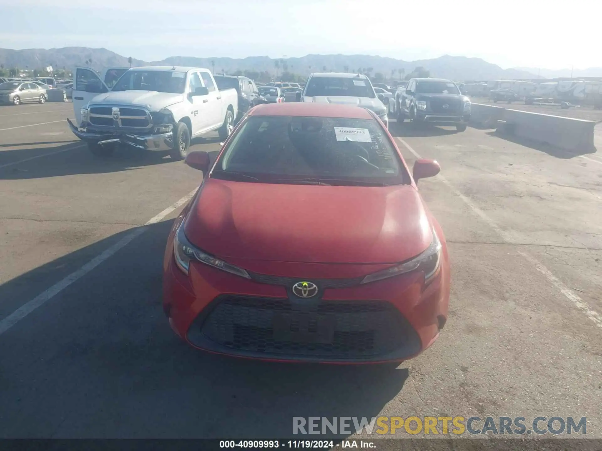 6 Photograph of a damaged car 5YFEPMAE2MP185019 TOYOTA COROLLA 2021