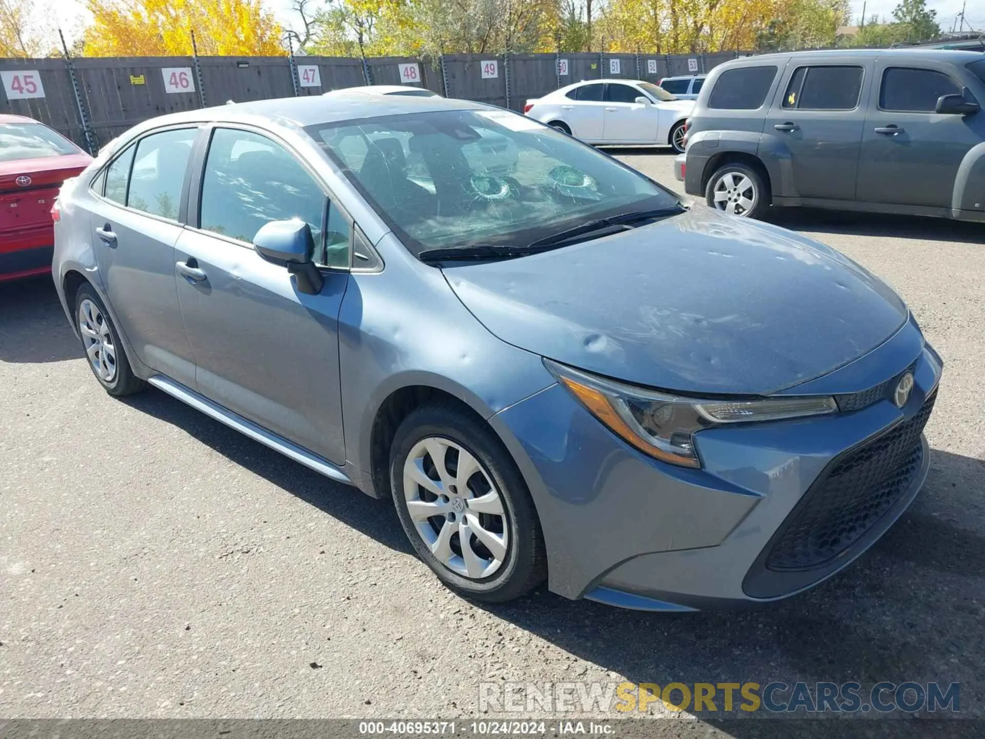 1 Photograph of a damaged car 5YFEPMAE2MP186283 TOYOTA COROLLA 2021