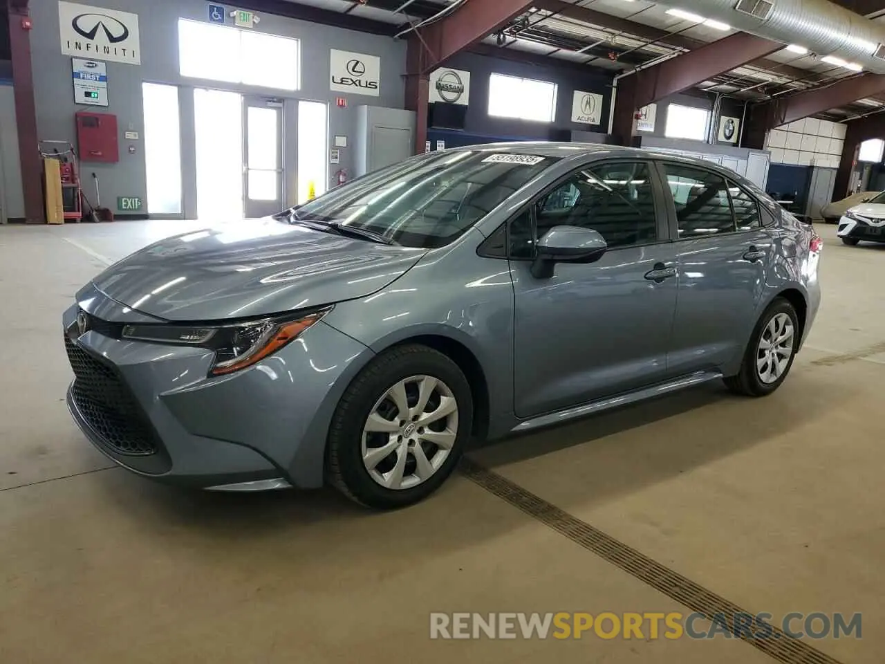 1 Photograph of a damaged car 5YFEPMAE2MP188728 TOYOTA COROLLA 2021