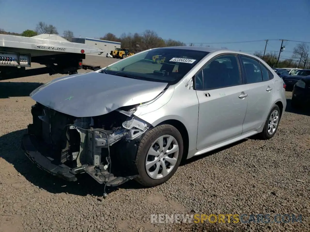 1 Photograph of a damaged car 5YFEPMAE2MP192780 TOYOTA COROLLA 2021