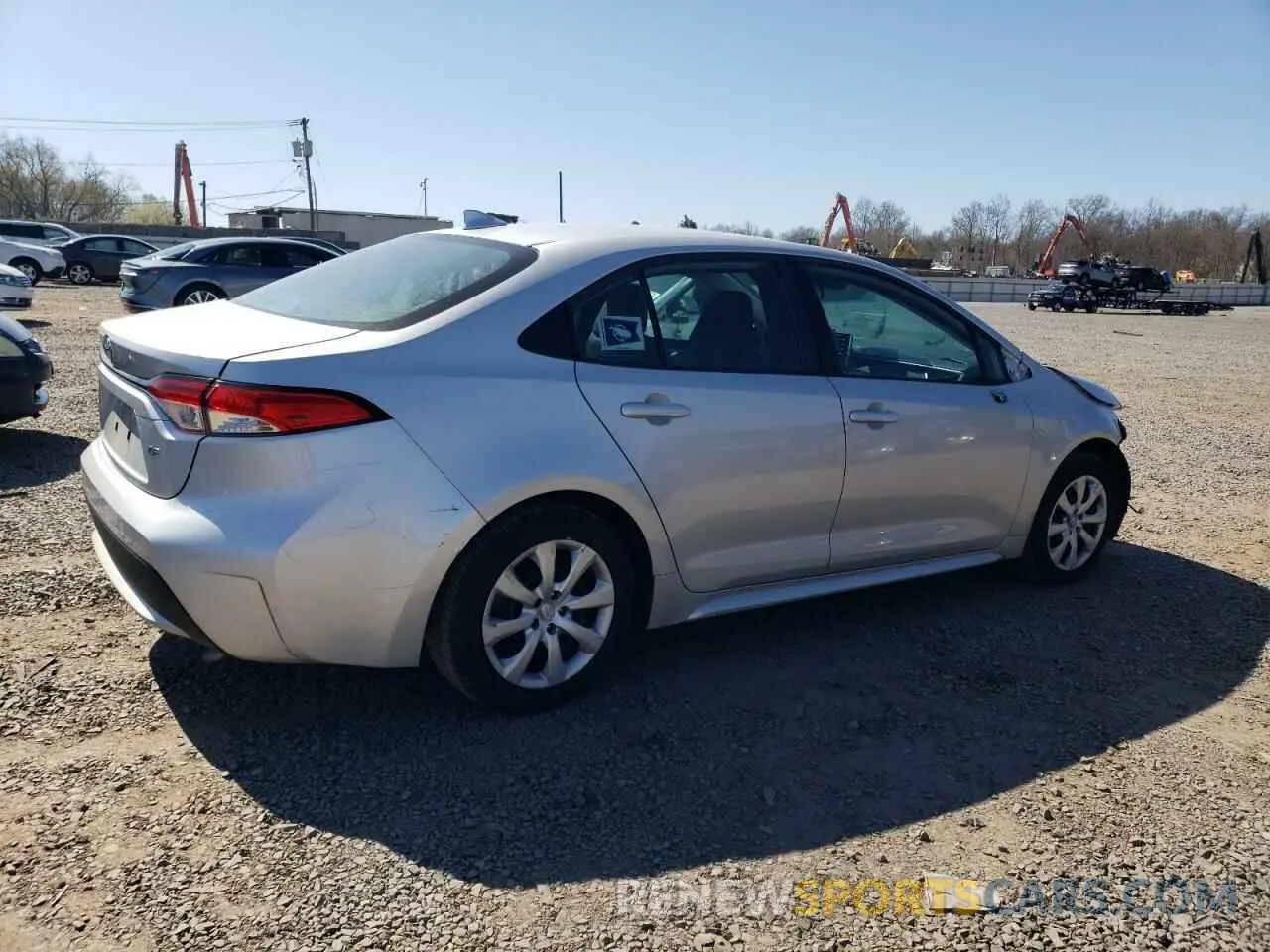 3 Photograph of a damaged car 5YFEPMAE2MP192780 TOYOTA COROLLA 2021