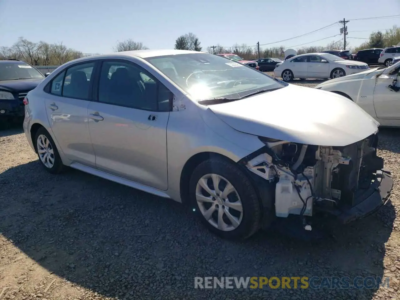 4 Photograph of a damaged car 5YFEPMAE2MP192780 TOYOTA COROLLA 2021