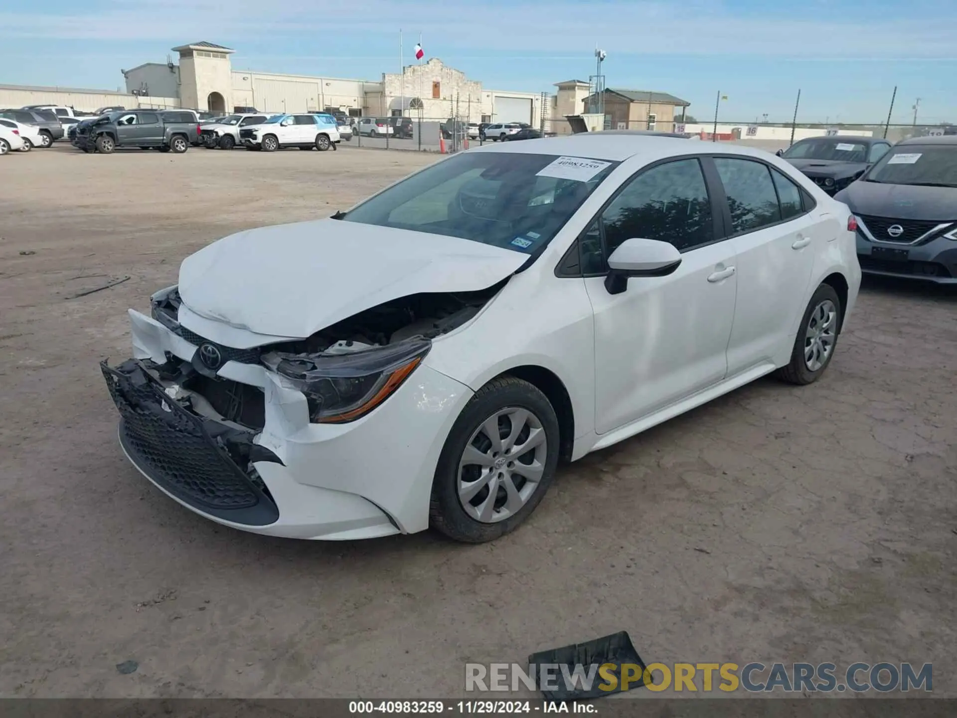 2 Photograph of a damaged car 5YFEPMAE2MP193900 TOYOTA COROLLA 2021