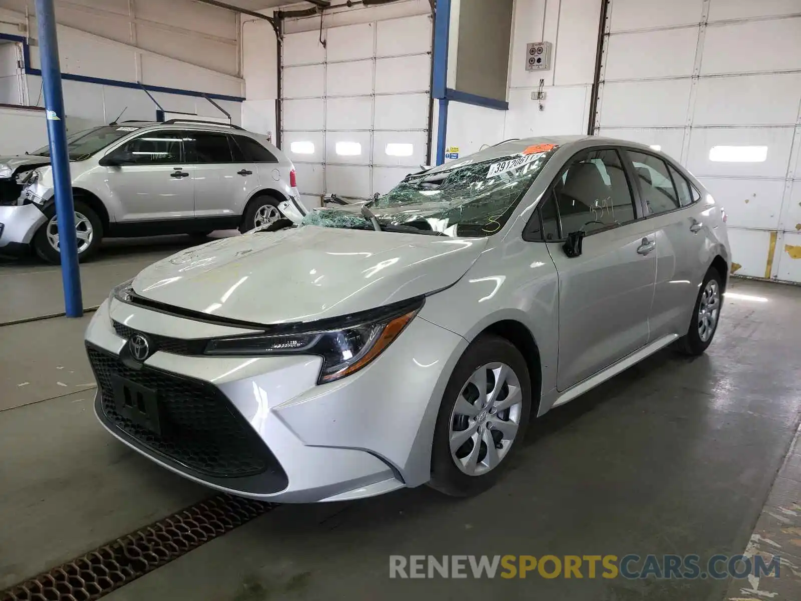 2 Photograph of a damaged car 5YFEPMAE2MP195792 TOYOTA COROLLA 2021