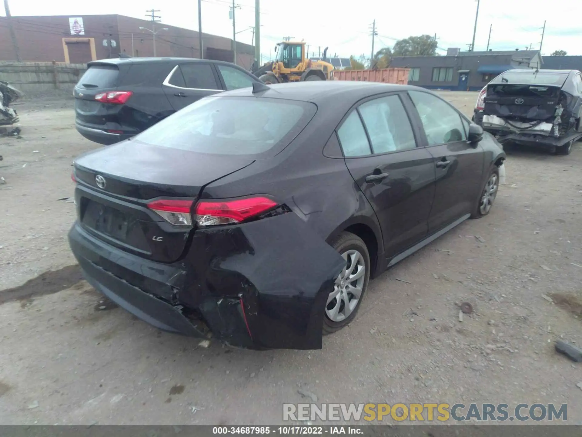 4 Photograph of a damaged car 5YFEPMAE2MP198353 TOYOTA COROLLA 2021