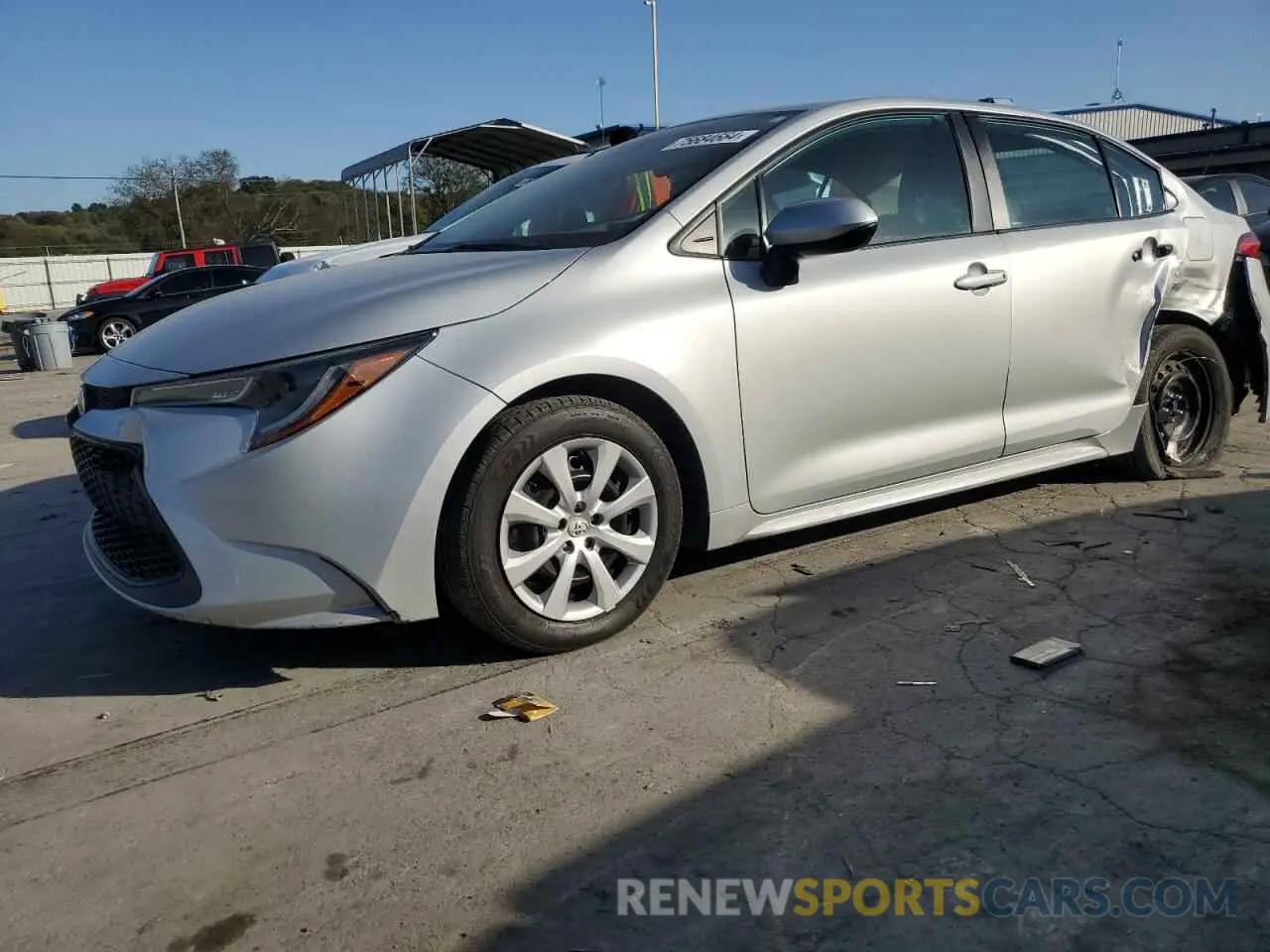 1 Photograph of a damaged car 5YFEPMAE2MP203891 TOYOTA COROLLA 2021