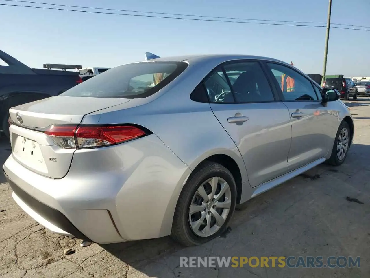3 Photograph of a damaged car 5YFEPMAE2MP203891 TOYOTA COROLLA 2021