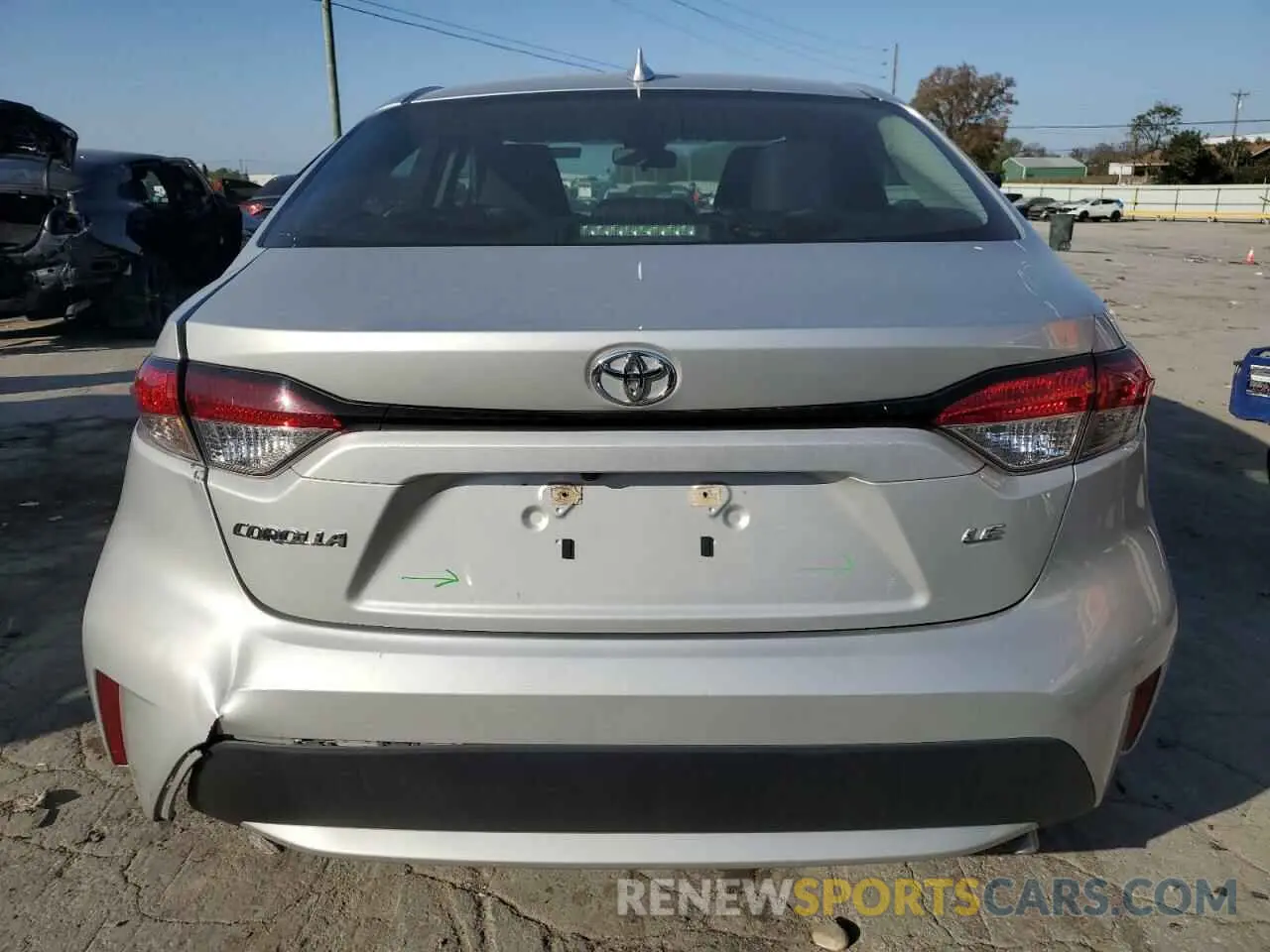 6 Photograph of a damaged car 5YFEPMAE2MP203891 TOYOTA COROLLA 2021