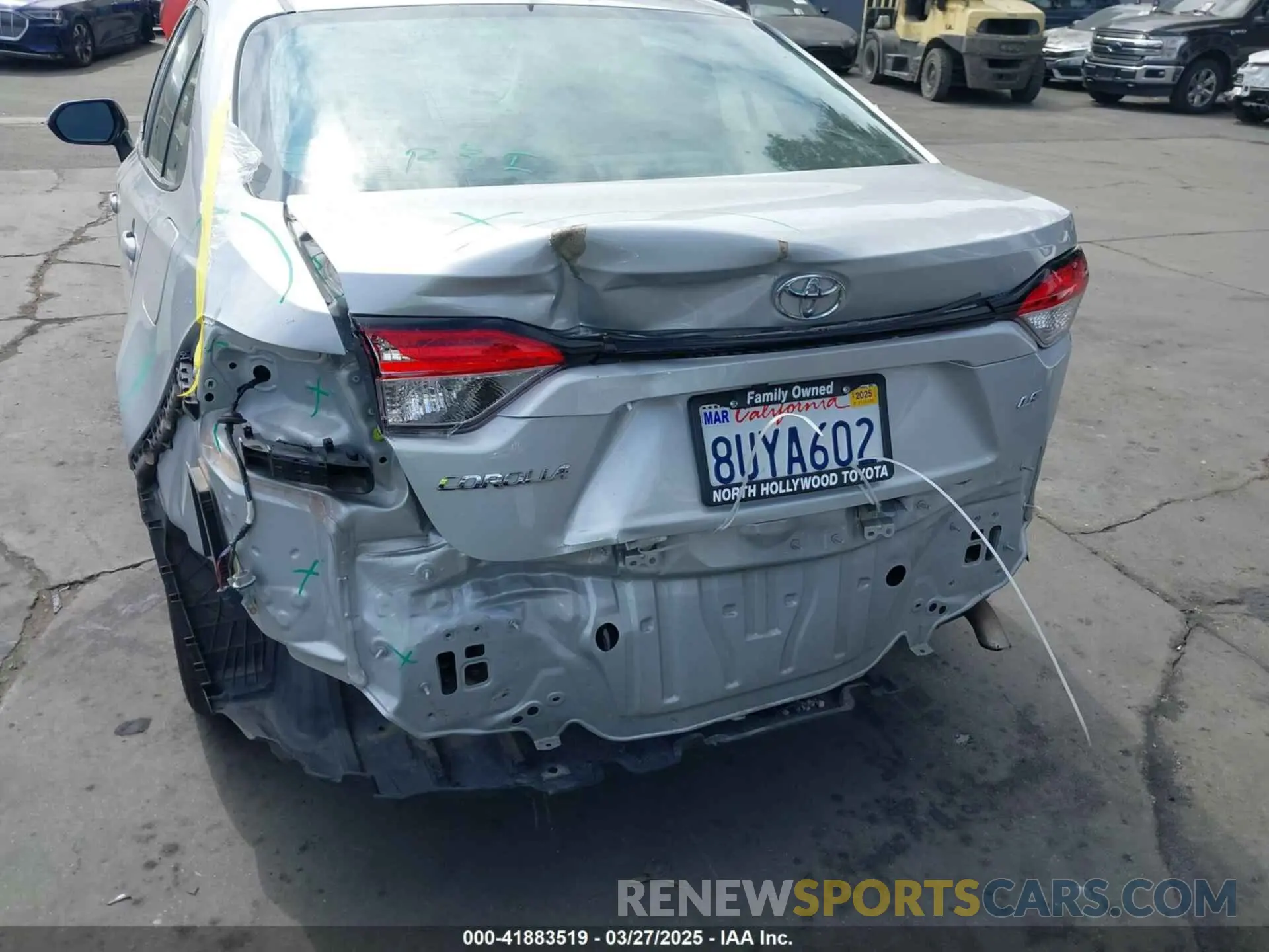 6 Photograph of a damaged car 5YFEPMAE2MP212056 TOYOTA COROLLA 2021