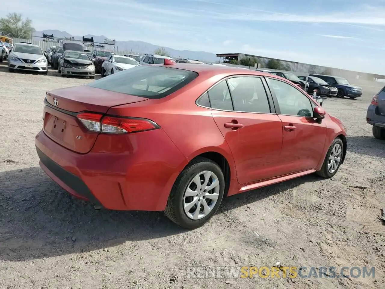 3 Photograph of a damaged car 5YFEPMAE2MP219217 TOYOTA COROLLA 2021