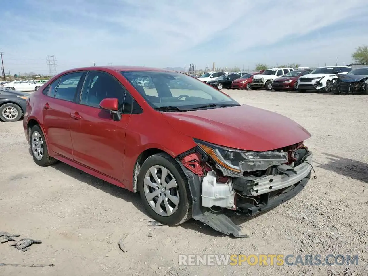 4 Photograph of a damaged car 5YFEPMAE2MP219217 TOYOTA COROLLA 2021