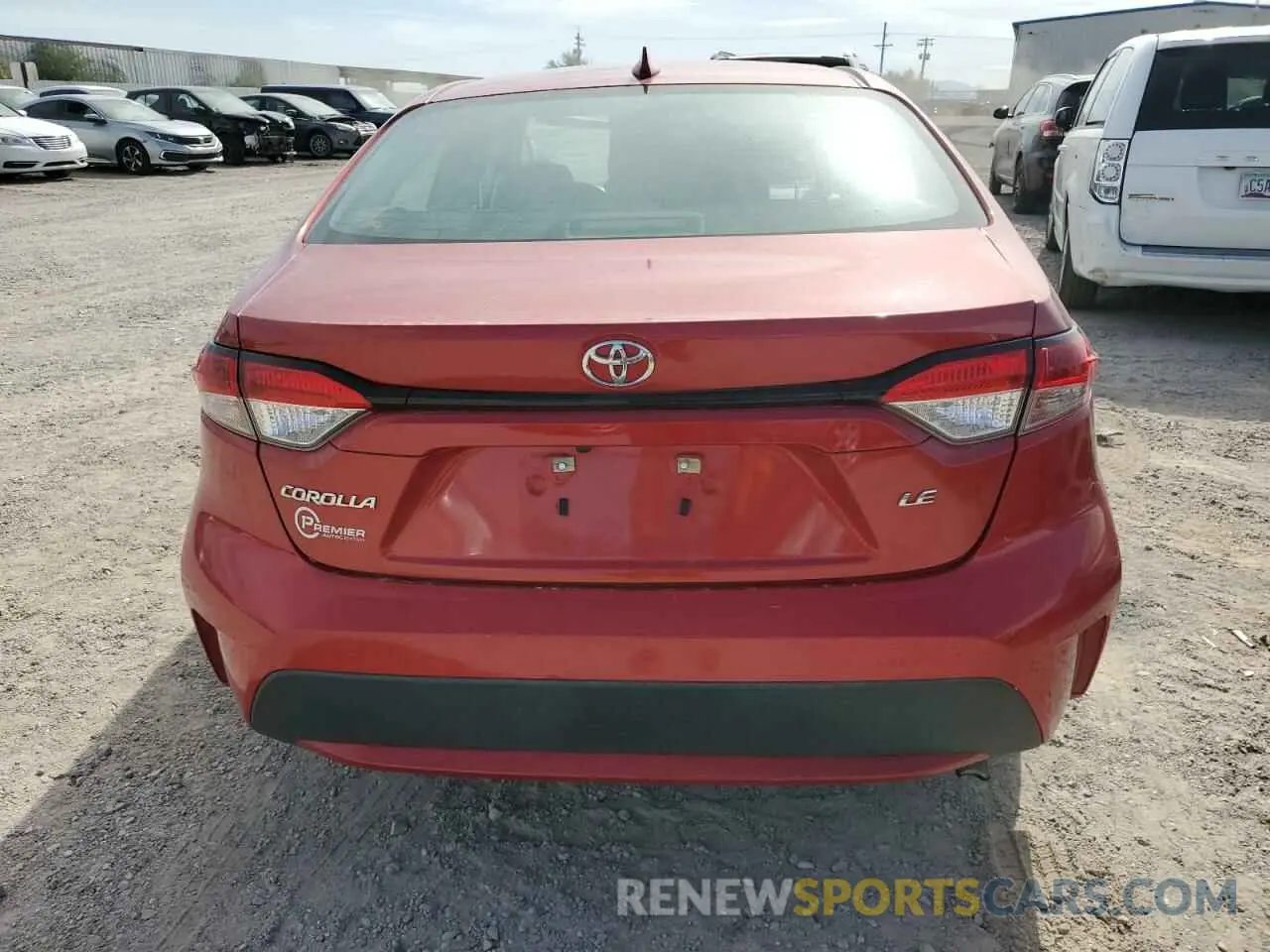 6 Photograph of a damaged car 5YFEPMAE2MP219217 TOYOTA COROLLA 2021