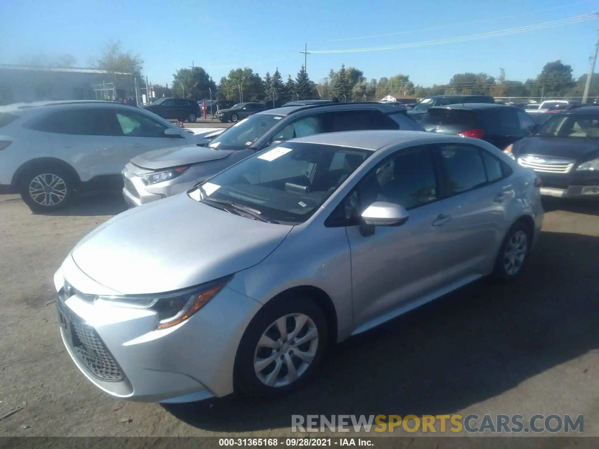 2 Photograph of a damaged car 5YFEPMAE2MP221288 TOYOTA COROLLA 2021