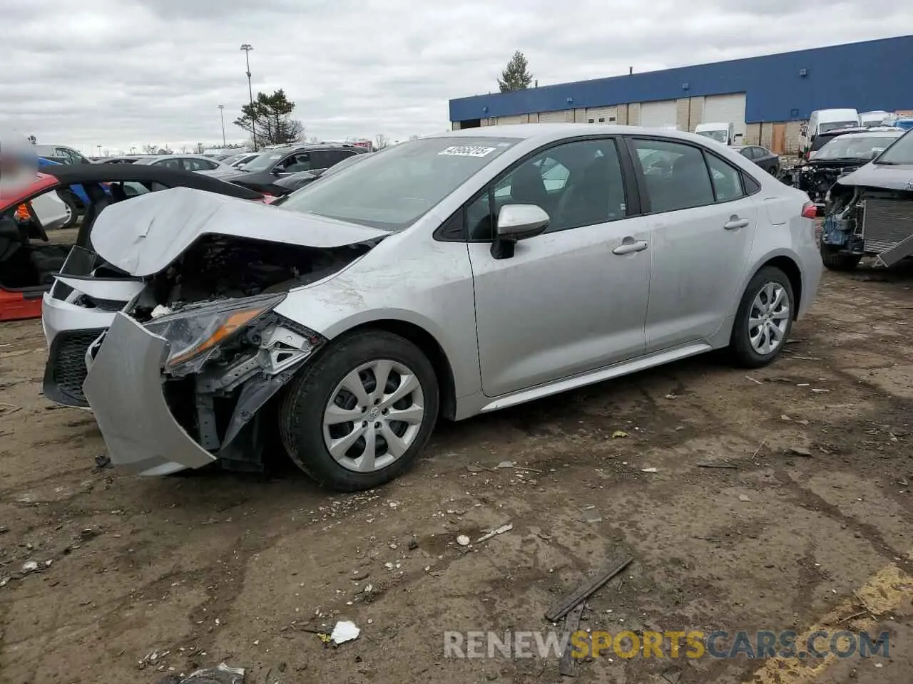 1 Photograph of a damaged car 5YFEPMAE2MP224370 TOYOTA COROLLA 2021