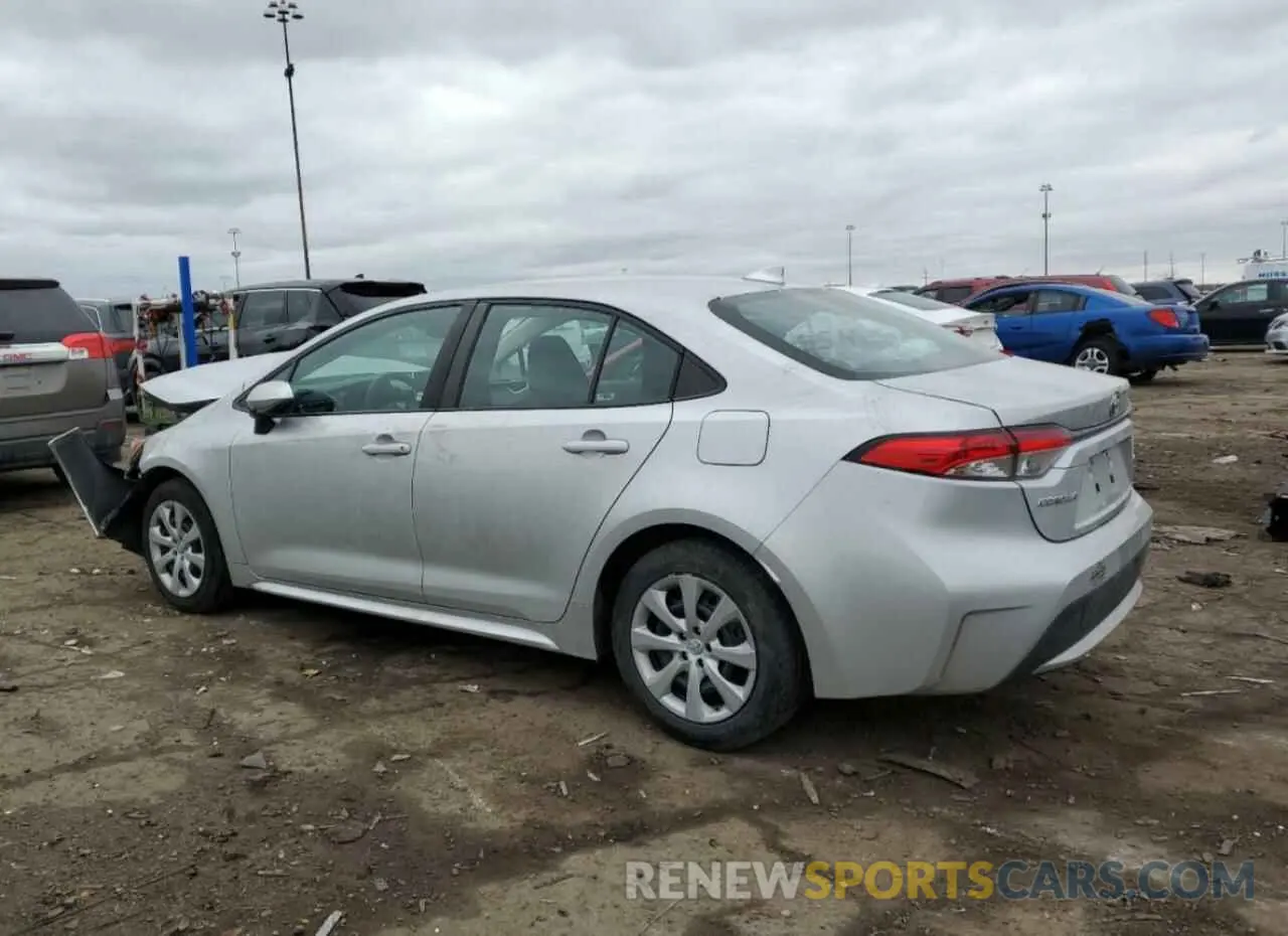 2 Photograph of a damaged car 5YFEPMAE2MP224370 TOYOTA COROLLA 2021